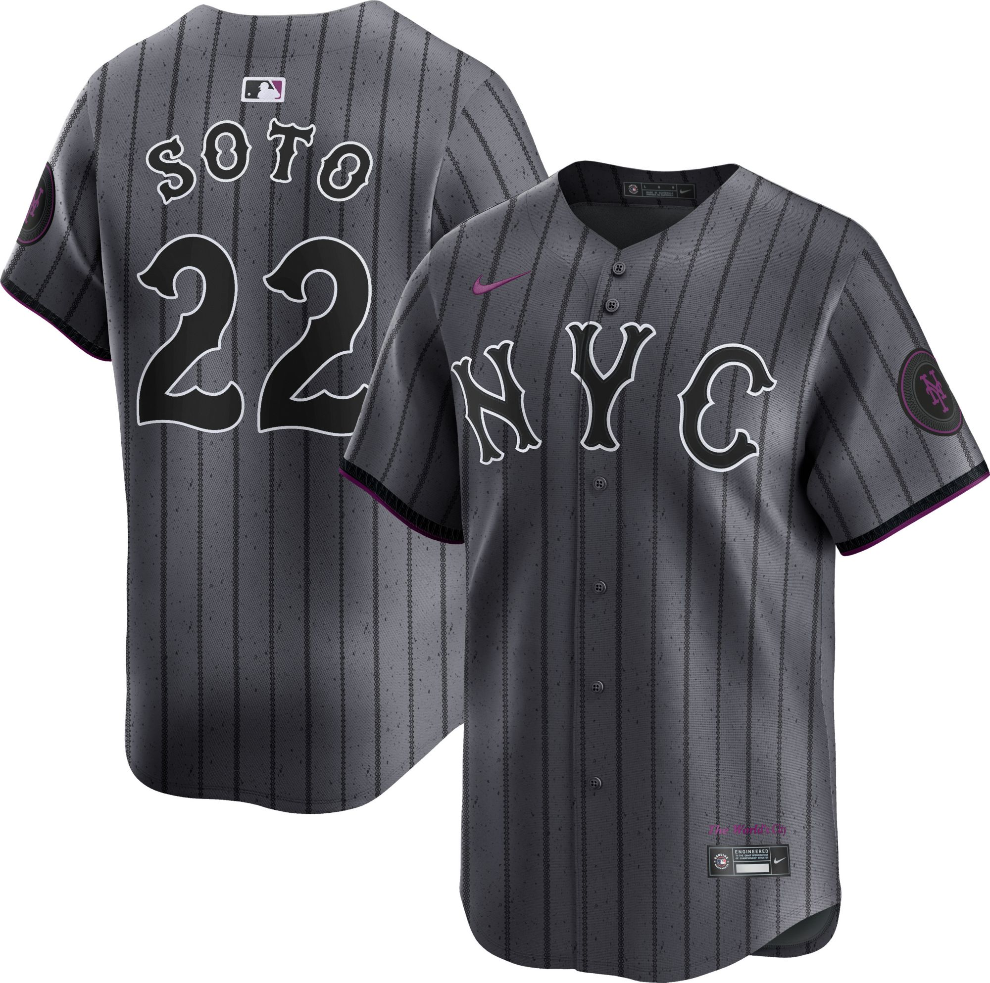 Nike Men's New York Mets Juan Soto #22 City Connect Limited Vapor Jersey product image