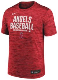 Nike Men's Los Angeles Angels Red Authentic Collection Velocity T
