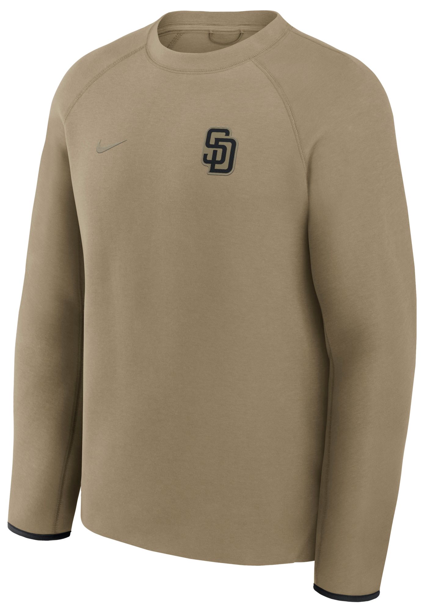 Nike Men's San Diego Padres Green Tech Fleece Crewneck Sweatshirt product image