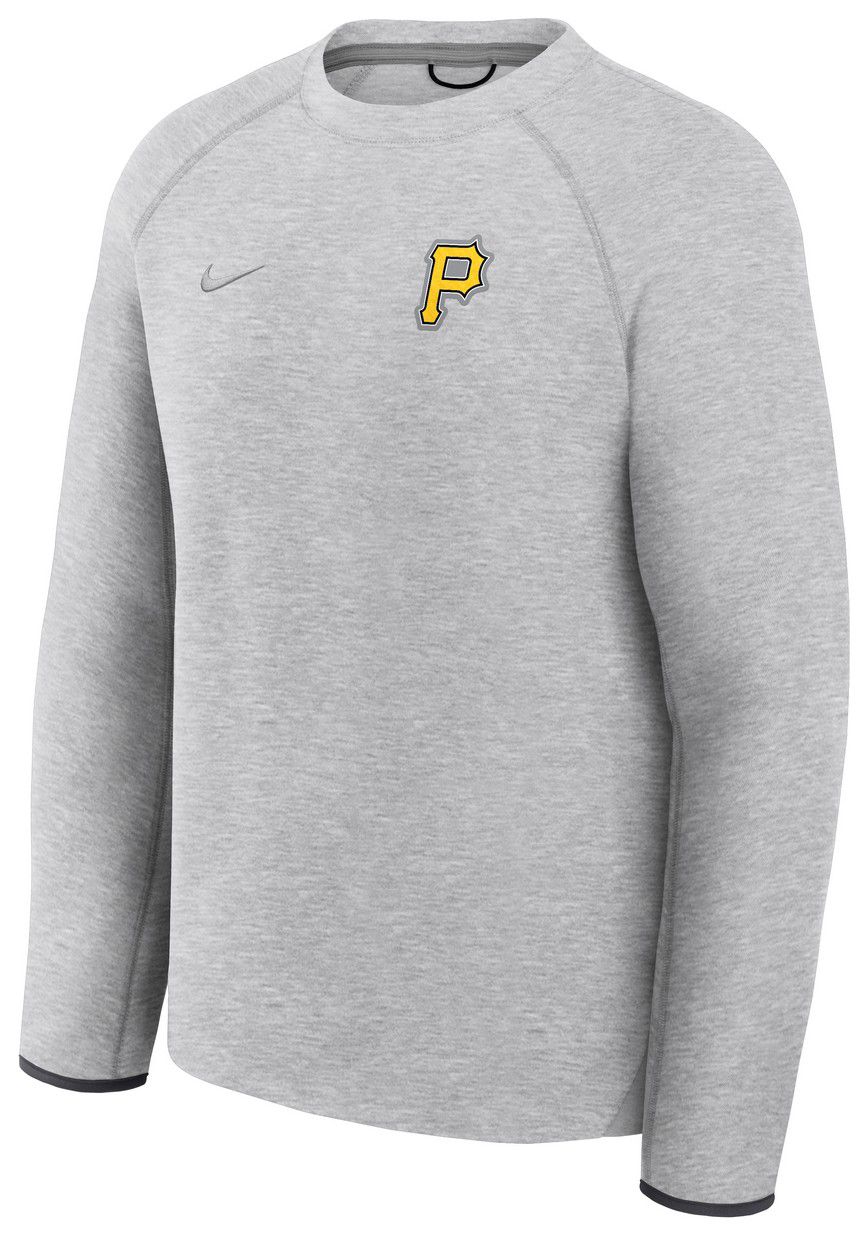 Nike Men's San Diego Padres Gray Tech Fleece Crewneck Sweatshirt product image