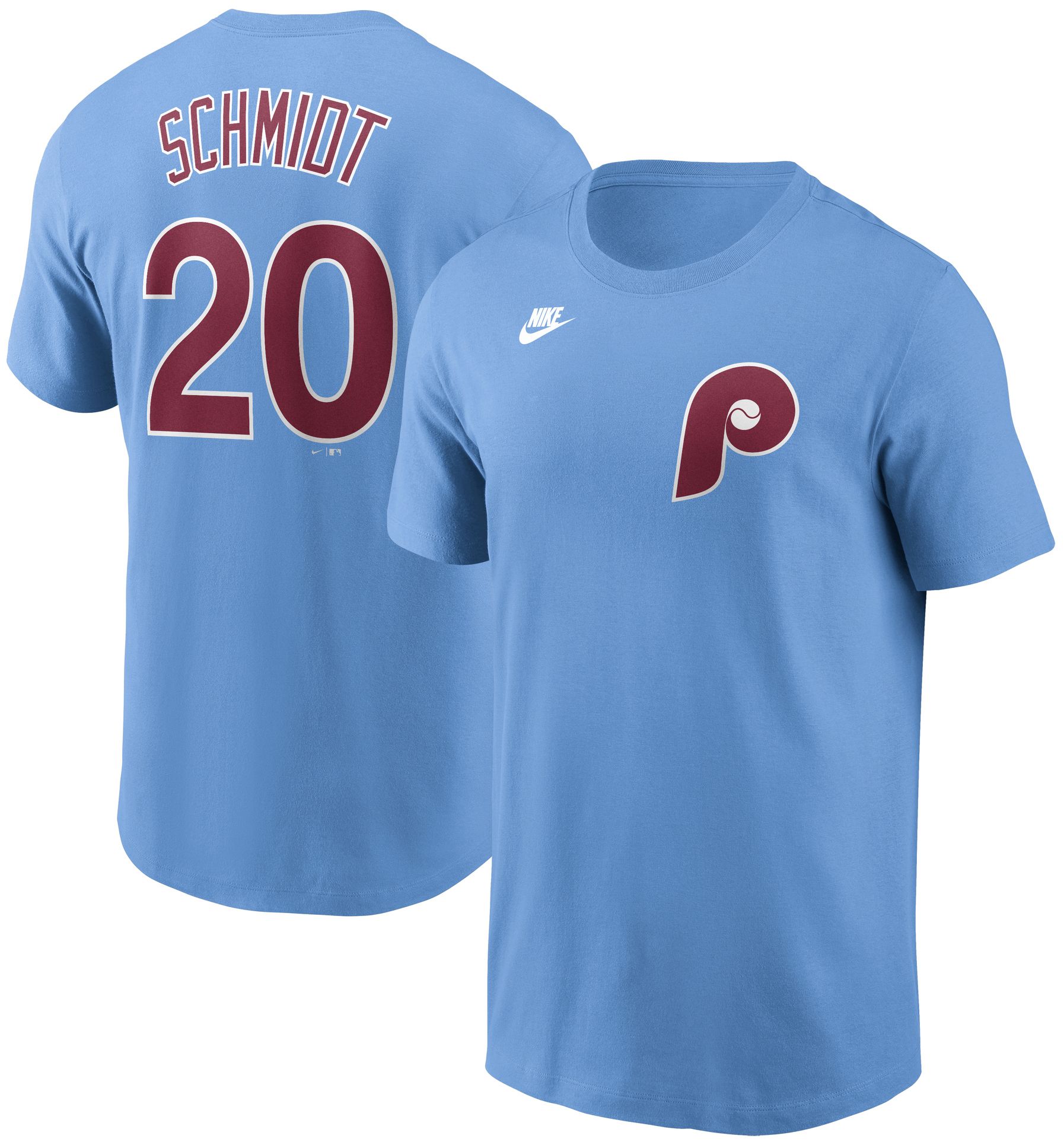 Nike Men's Philadelphia Phillies Cooperstown Blue Mike Schmidt #20 T-Shirt product image