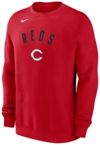 Nike Men's Cincinnati Reds Red Twill Club Crewneck Sweatshirt | Dick's ...