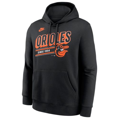 Nike Men's Baltimore Orioles Gray Tech Fleece Crewneck Sweatshirt