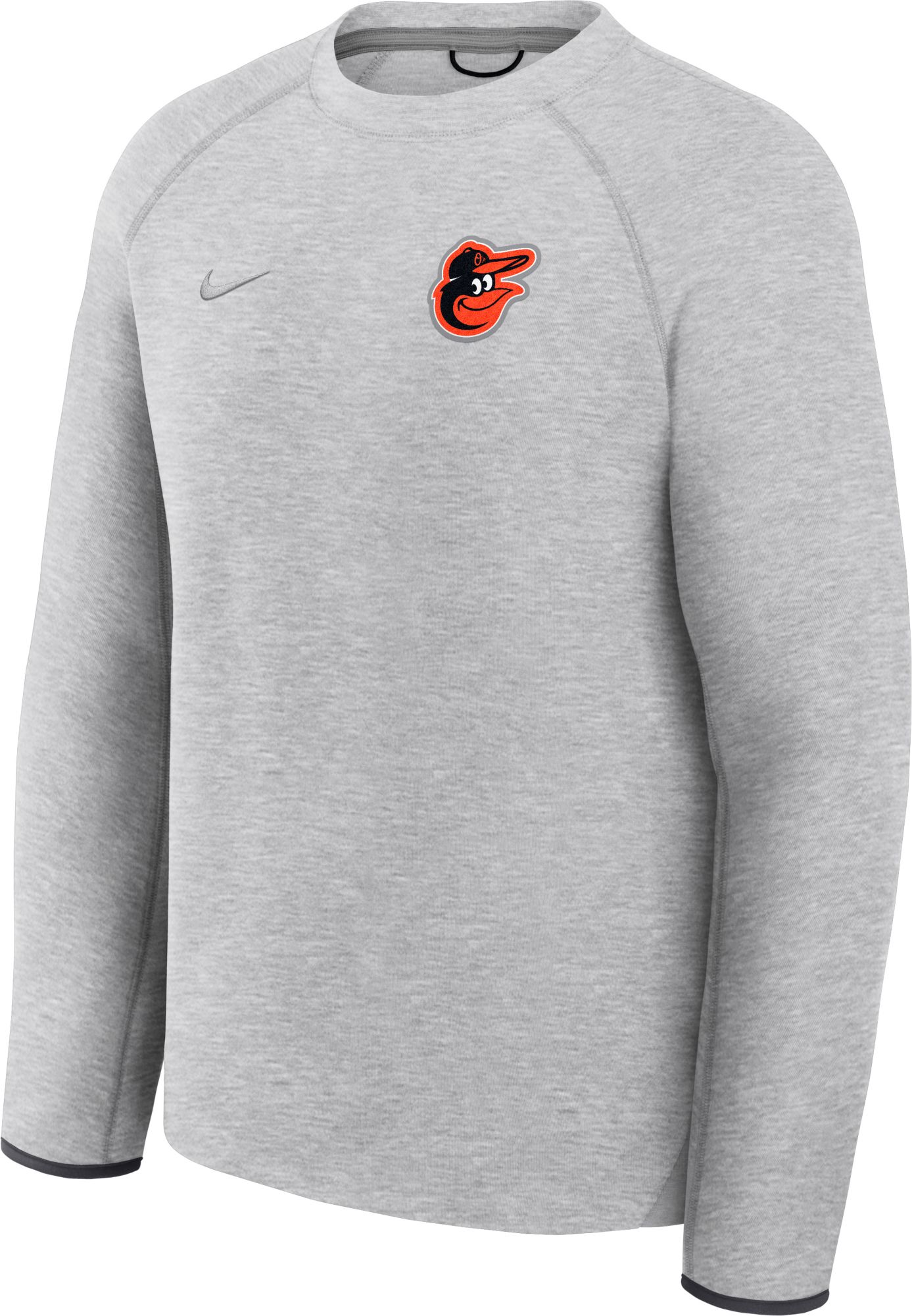 Nike Men's Baltimore Orioles Gray Tech Fleece Crewneck Sweatshirt product image