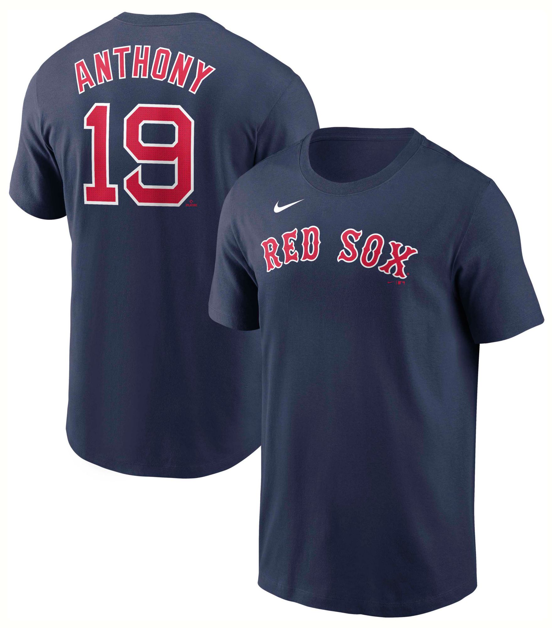 Nike Men's Boston Red Sox Roman Anthony #19 Navy T-Shirt product image