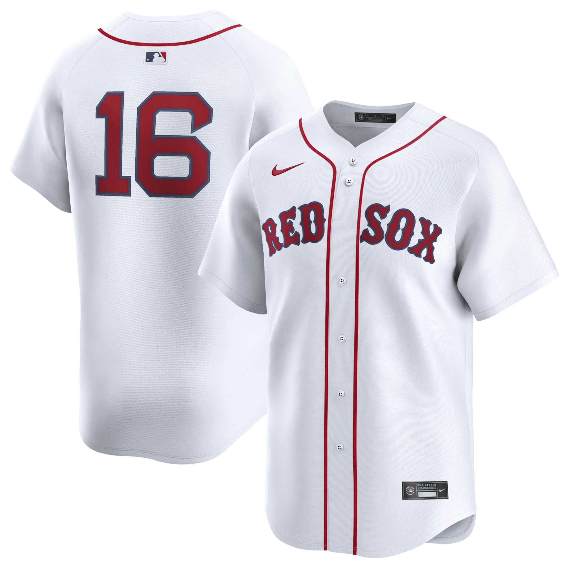 Nike Men's Boston Red Sox Jarren Duran #16 White Limited Home Jersey product image