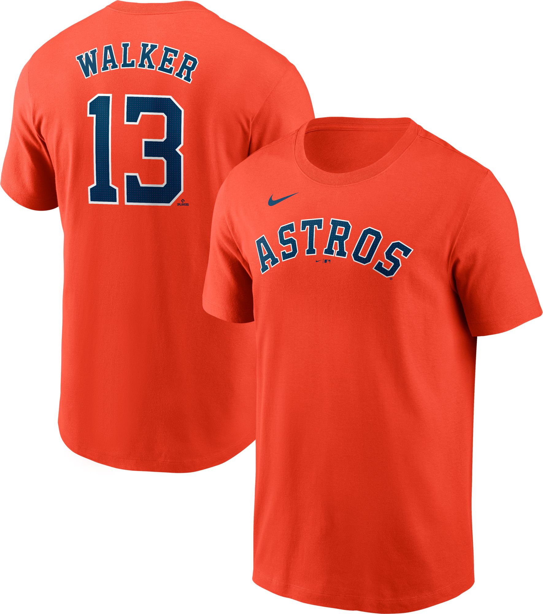 Nike Men's Houston Astros Christian Walker #13 Orange T-Shirt product image