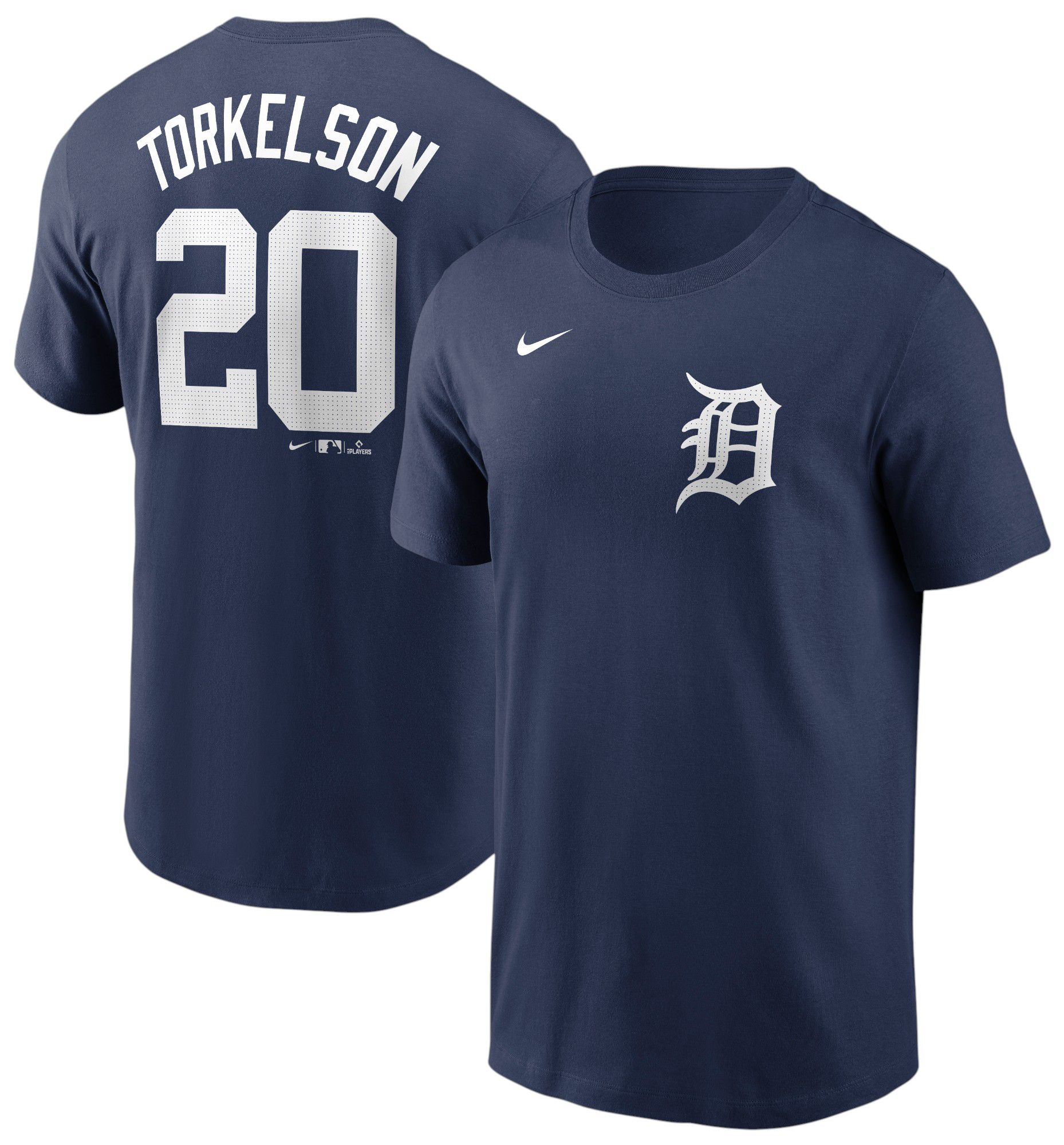 Nike Men's Detroit Tigers Spencer Torkelson #20 Navy T-Shirt product image