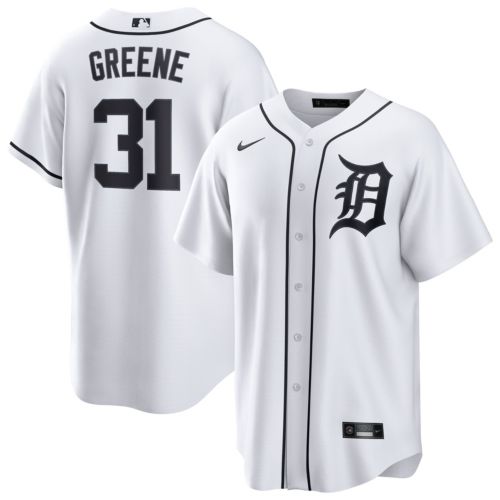 Nike Men's Detroit Tigers Zach McKinstry #39 White Home Replica