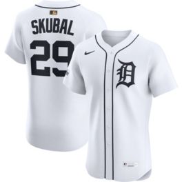 Nike Detroit Tigers ベースボールシャツ Nike Men's Detroit Tigers Tarik Skubal #29 White Home Vapor