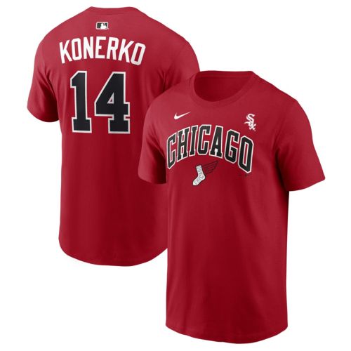 Nike Men's Chicago White Sox Jackie Robinson #42 Black T-Shirt