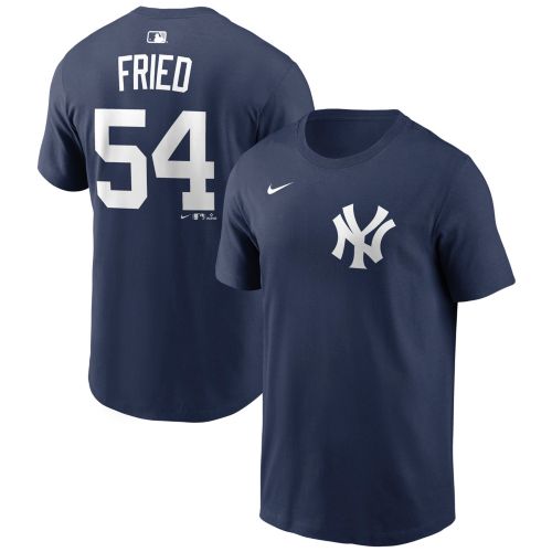 Nike Men's New York Yankees Cooperstown Navy Yogi Berra #8 T-Shirt