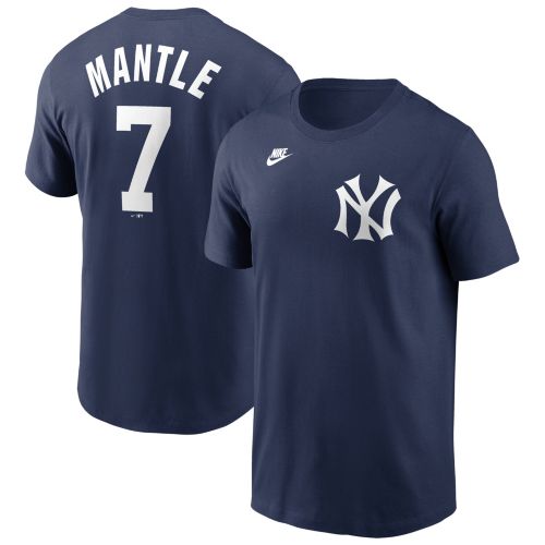 Nike Men's New York Yankees Cooperstown Navy Babe Ruth #3 T-Shirt