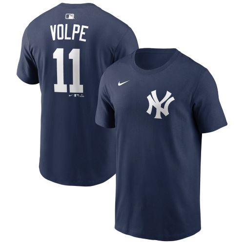 Nike Men's New York Yankees Cooperstown Navy Yogi Berra #8 T-Shirt