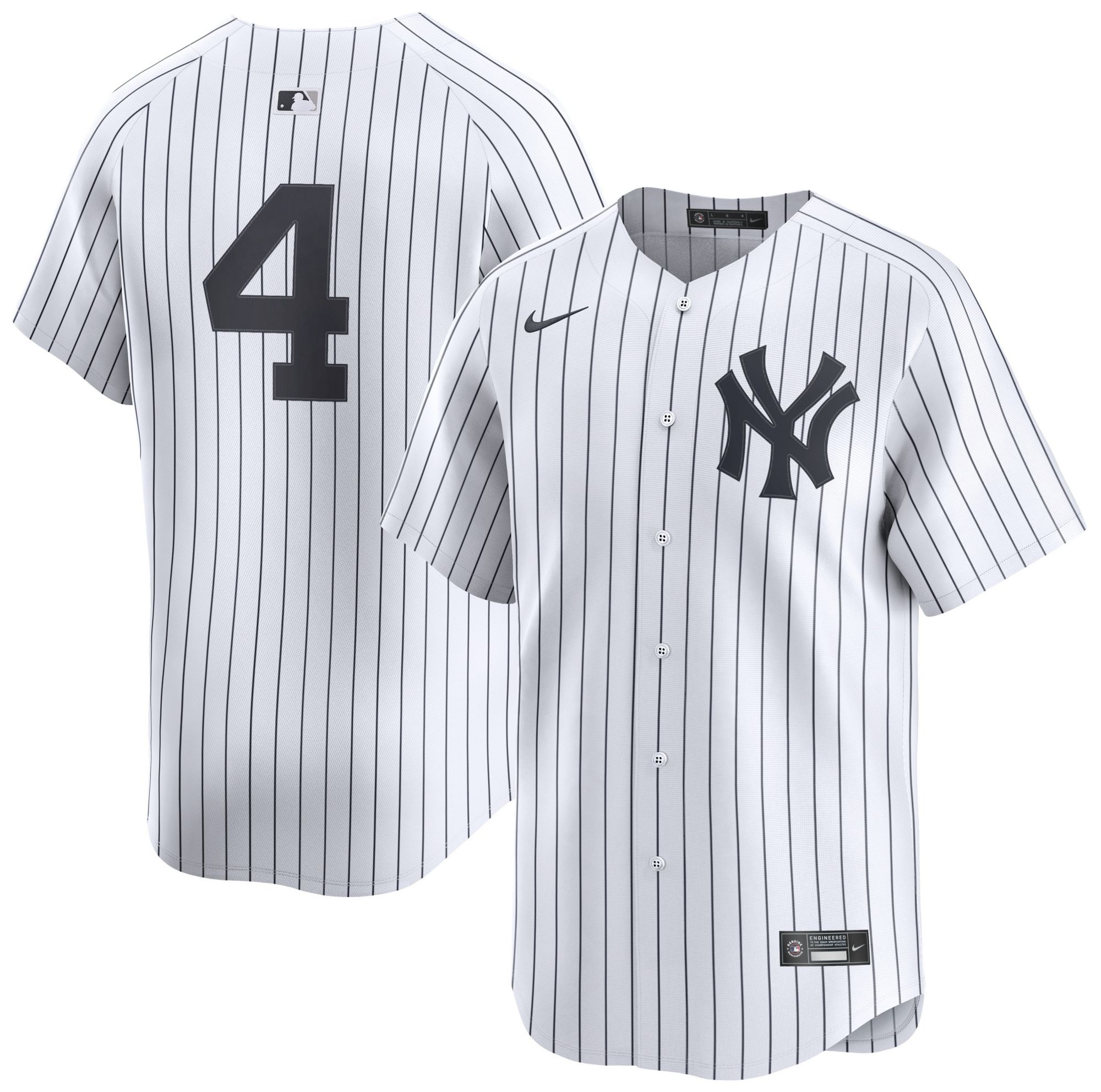 Nike Men's New York Yankees White Lou Gehrig #4 Limited Jersey product image