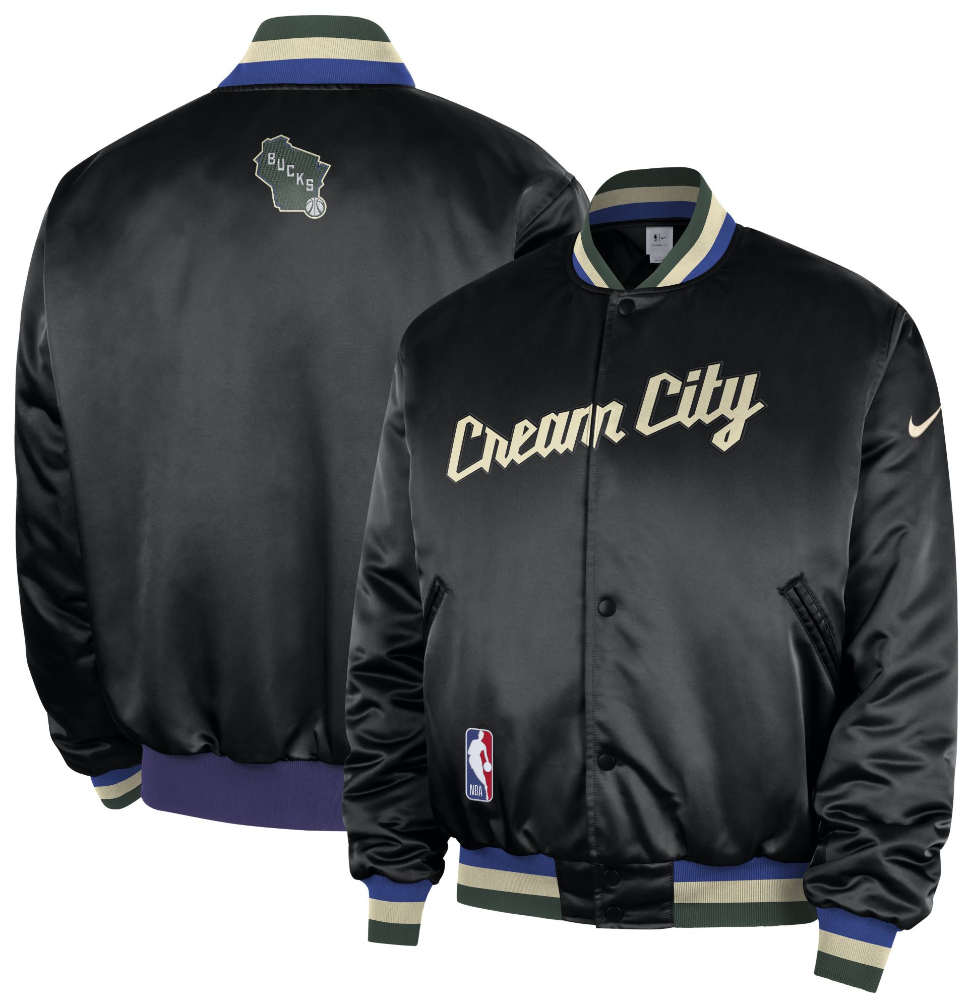 Nike Adult 2025-26 City Edition Milwaukee Bucks Premium Jacket product image