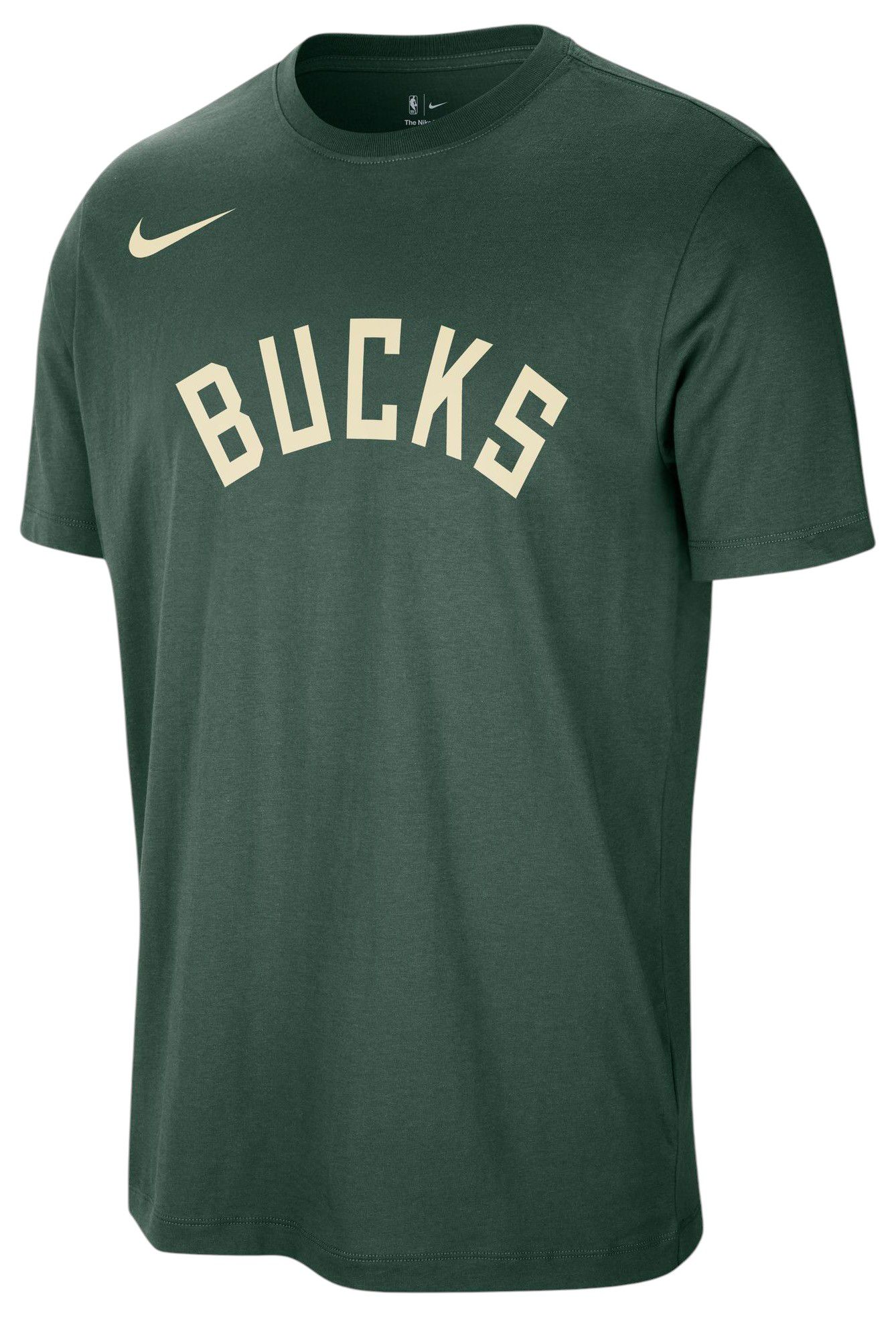 Nike Men's Milwaukee Bucks Green Wordmark T-Shirt product image