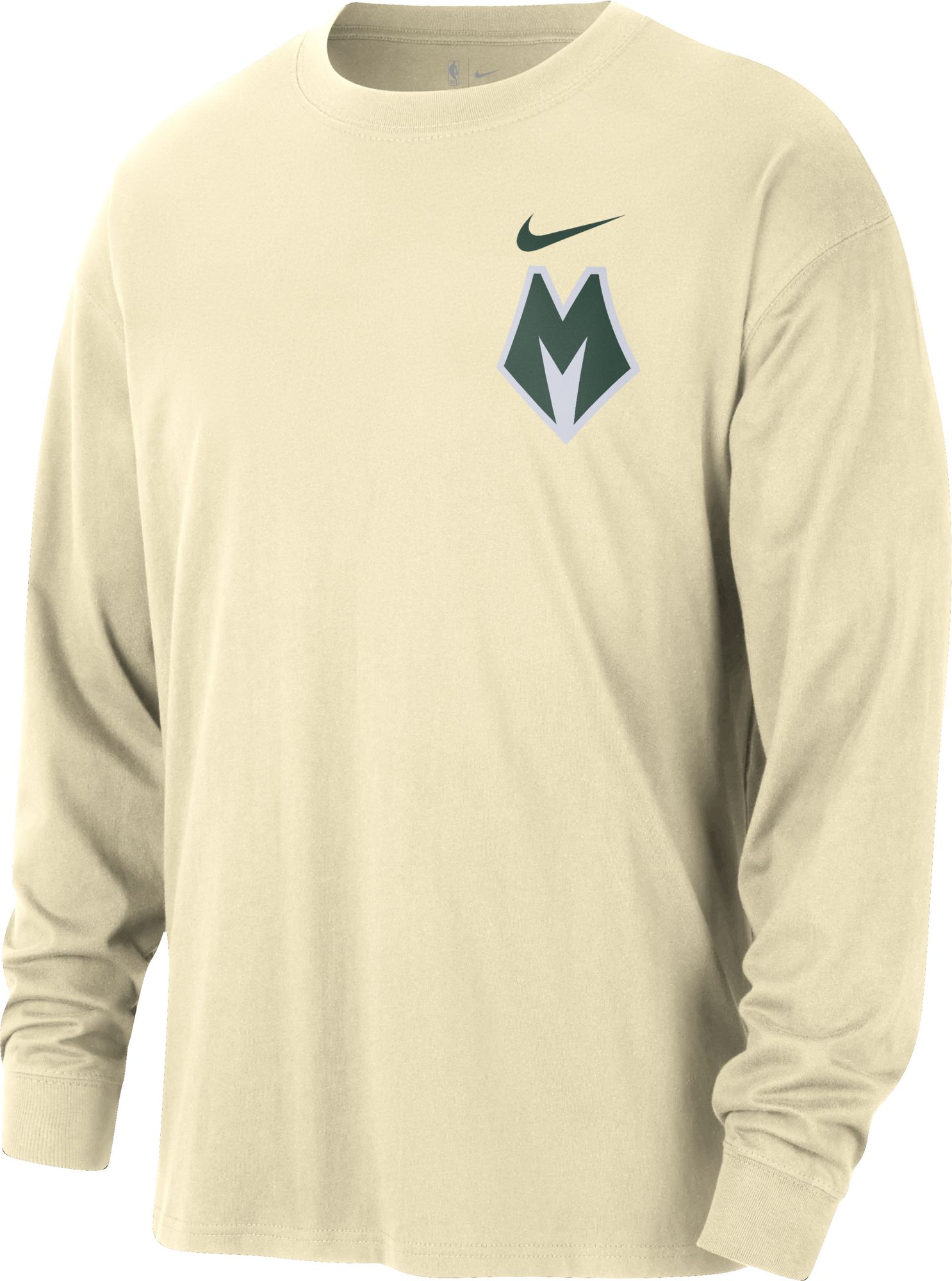 Nike Adult 2025-26 City Edition Milwaukee Bucks Logo Long Sleeve Shirt product image