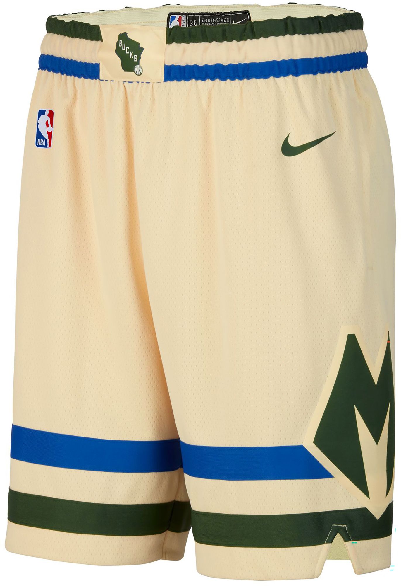Nike Adult 2025-26 City Edition Milwaukee Bucks Swingman Shorts product image