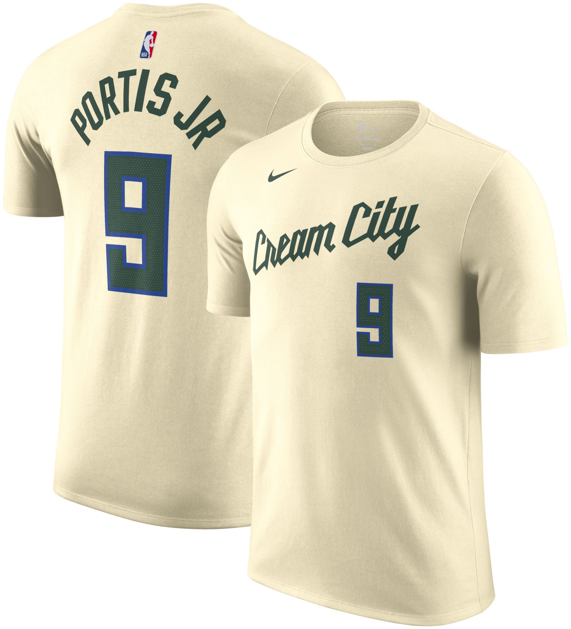 Nike Adult 2025-26 City Edition Milwaukee Bucks Bobby Portis #9 T-Shirt product image