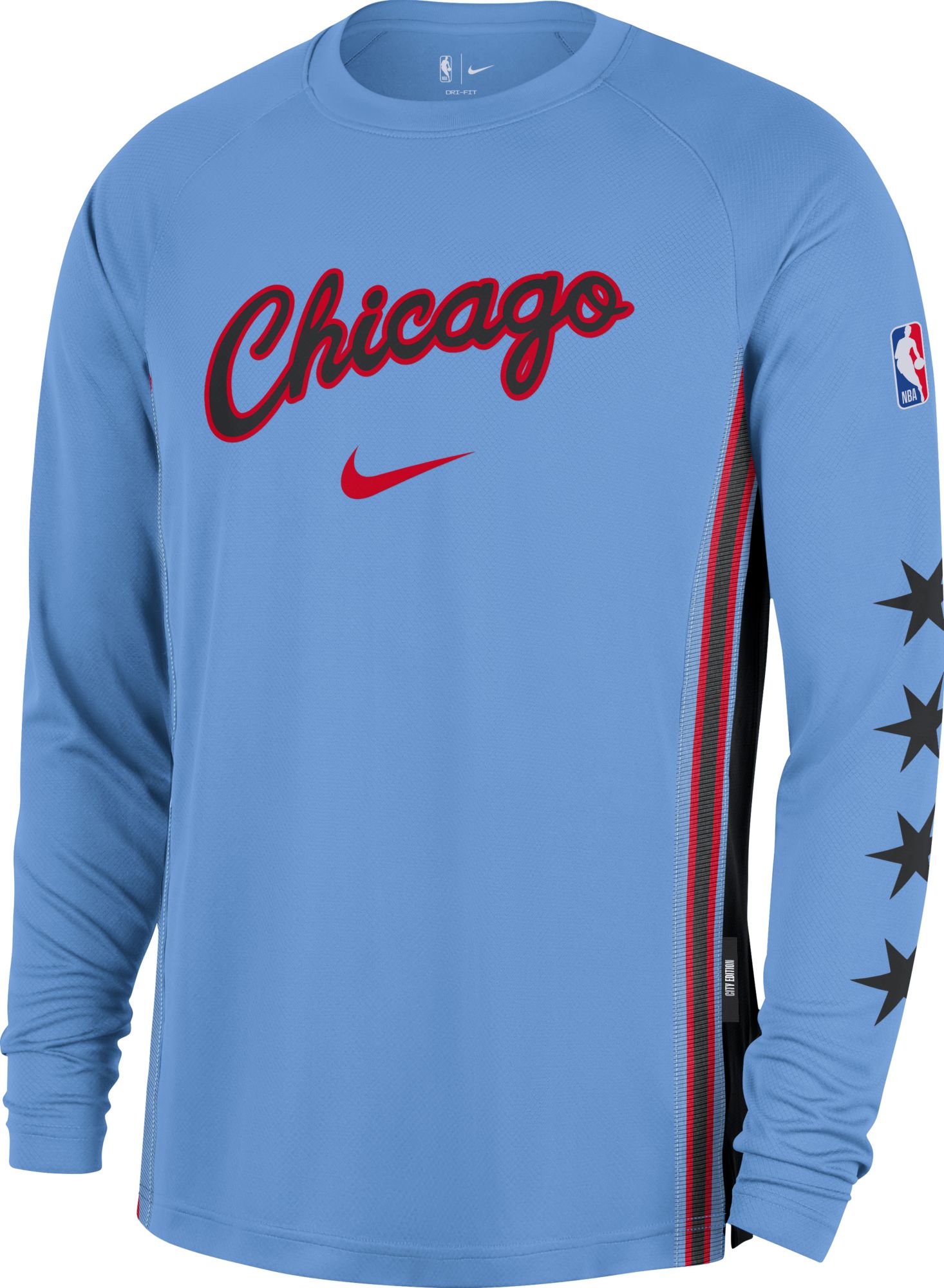 Nike Adult 2025-26 City Edition Chicago Bulls On Court Pregame Long Sleeve Shirt product image
