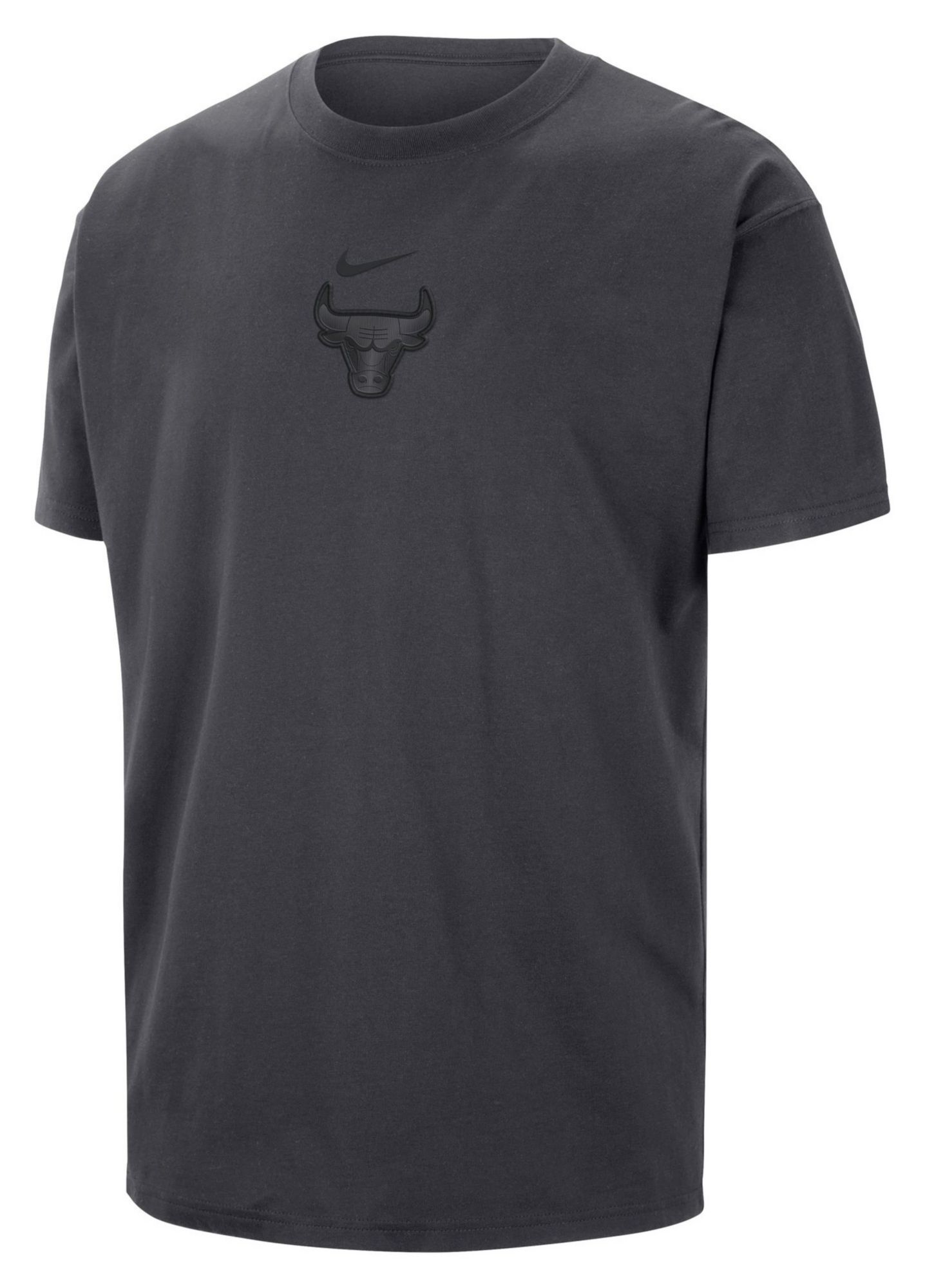 Nike Men's Chicago Bulls Grey Courtside Premium Essential Short Sleeve T-Shirt product image
