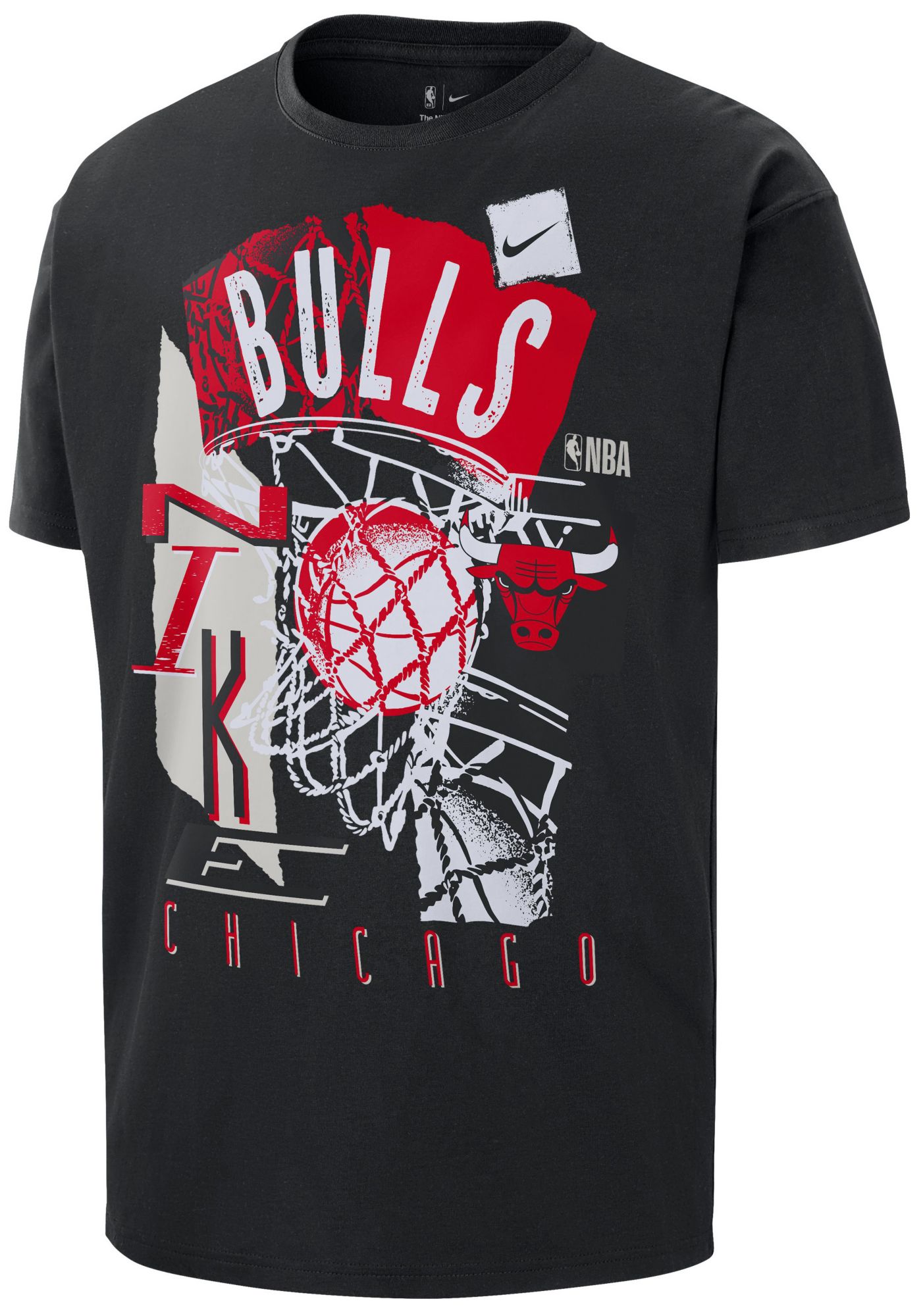 Nike Men's Chicago Bulls Black Vintage T-Shirt product image