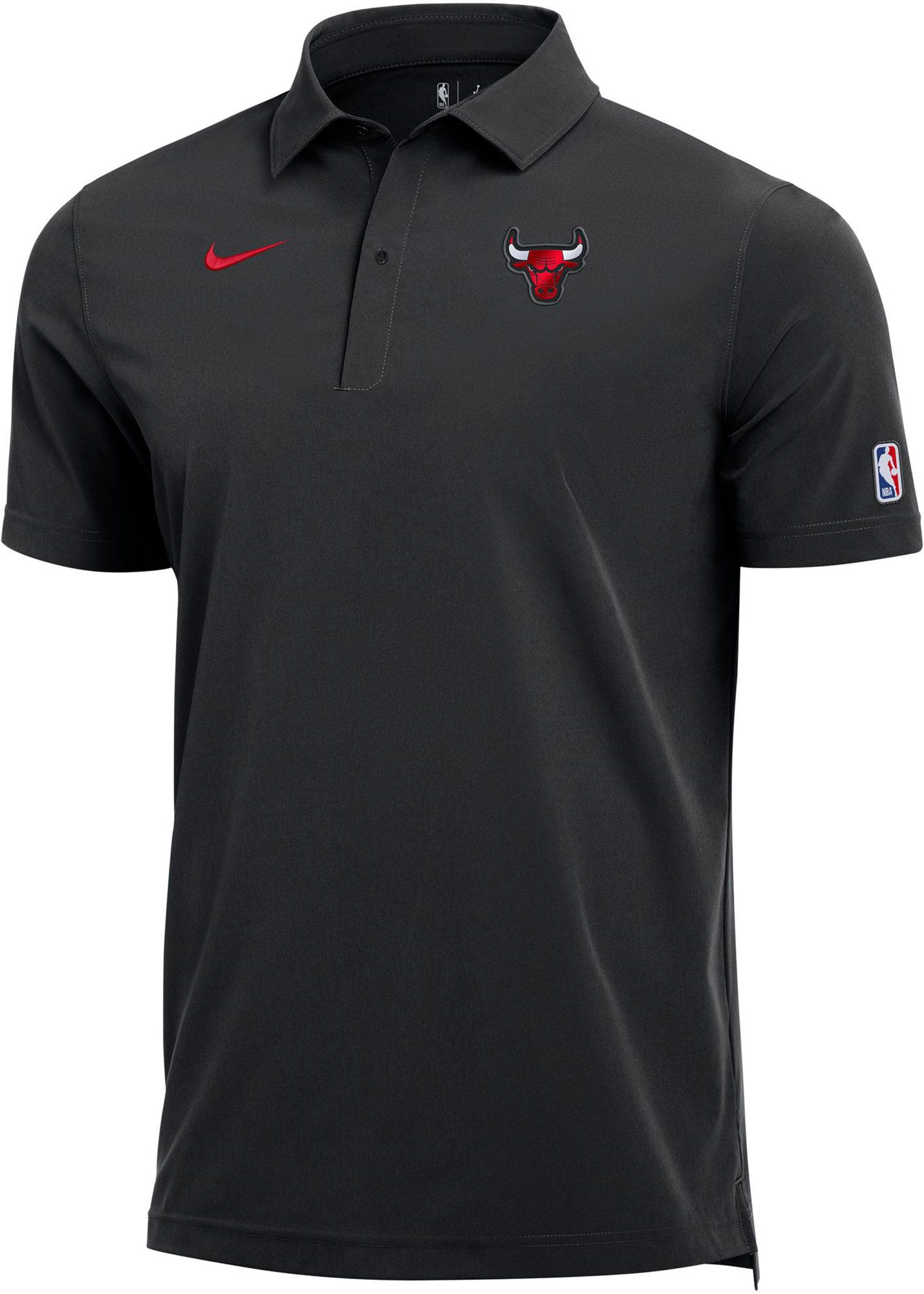 Nike Men's Chicago Bulls Black Logo Staff Polo product image