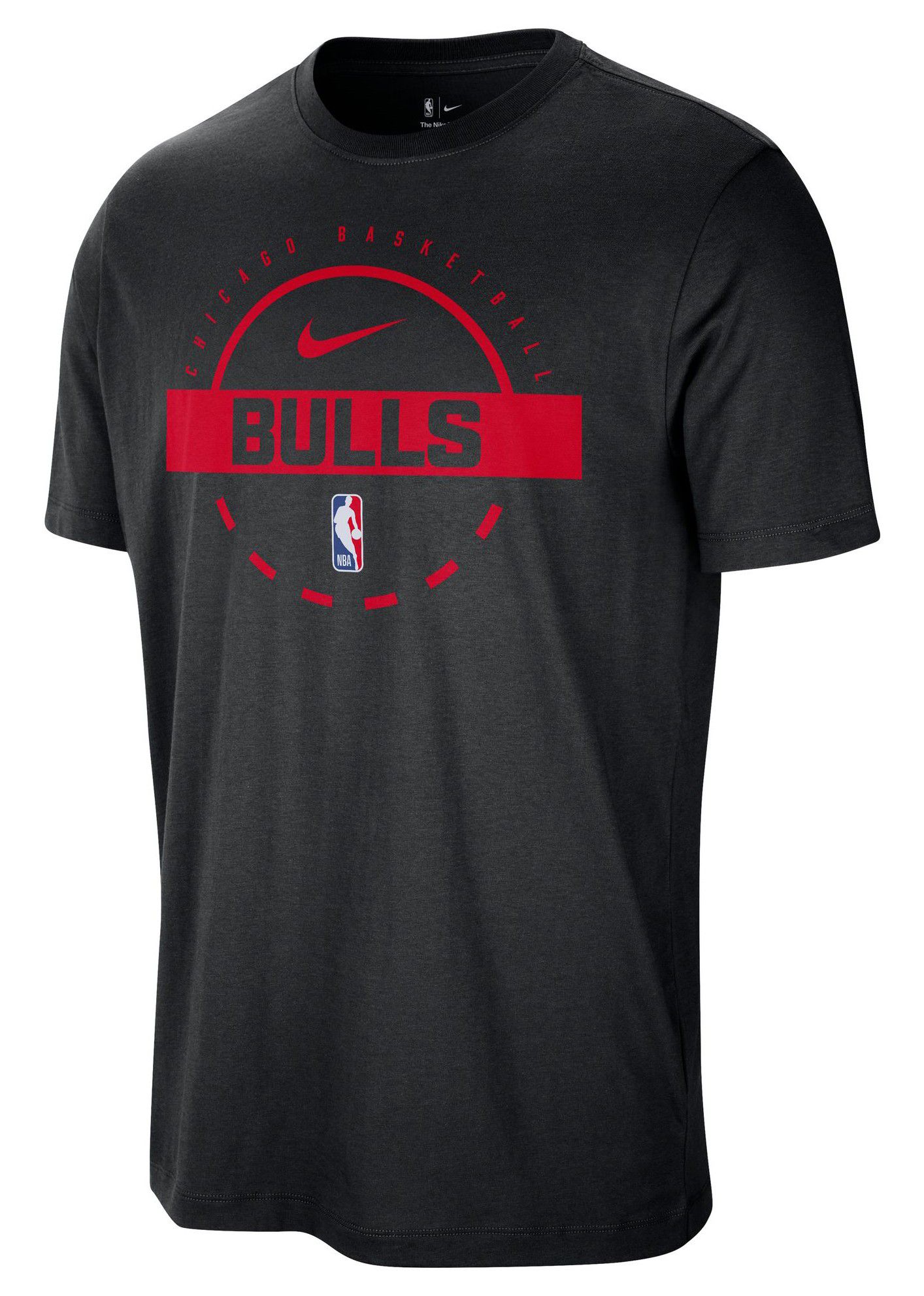 Nike Men's Chicago Bulls Black On Court Practice T-Shirt product image