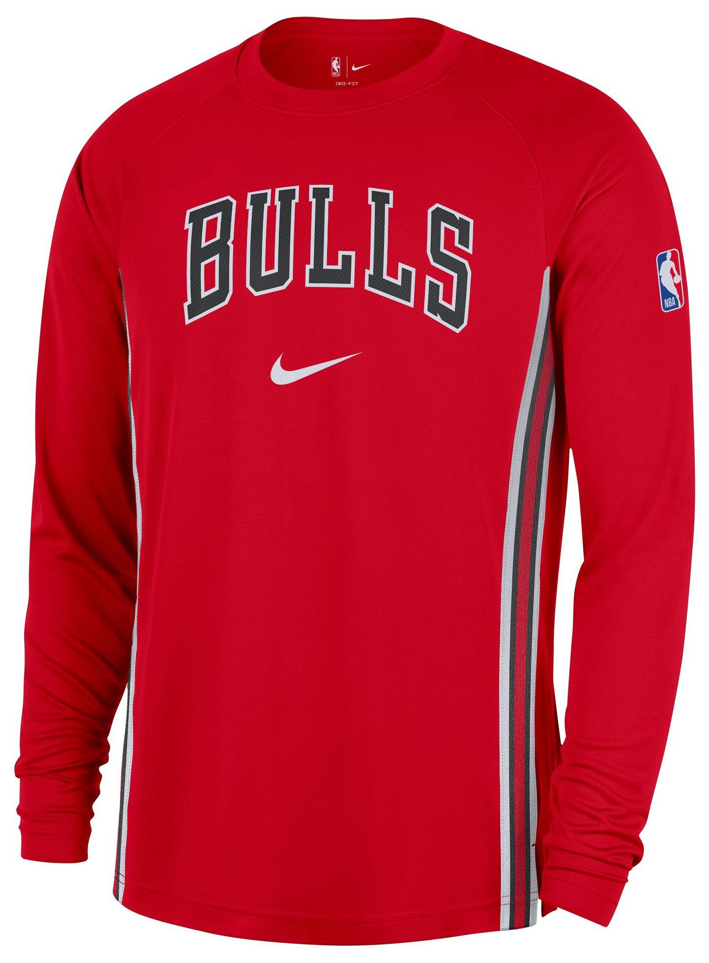 Nike Men's Chicago Bulls Red Pregame Long Sleeve T-Shirt product image