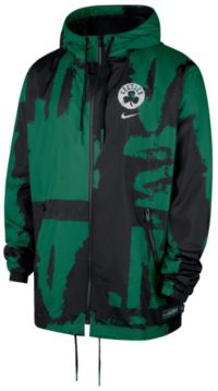Nike Men's Boston Celtics Black Woven Full-Zip Jacket | Dick's