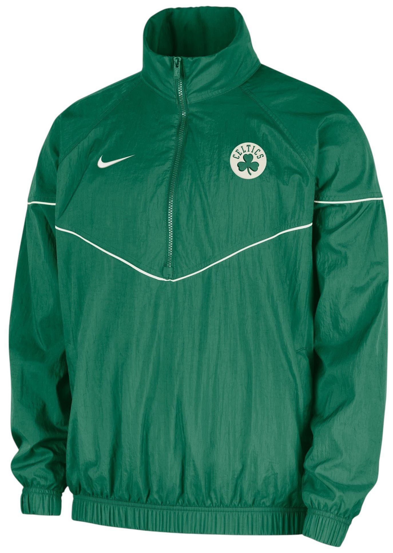 Nike Men's Boston Celtics Green Courtside Windrunner Logo Anorak Jacket product image