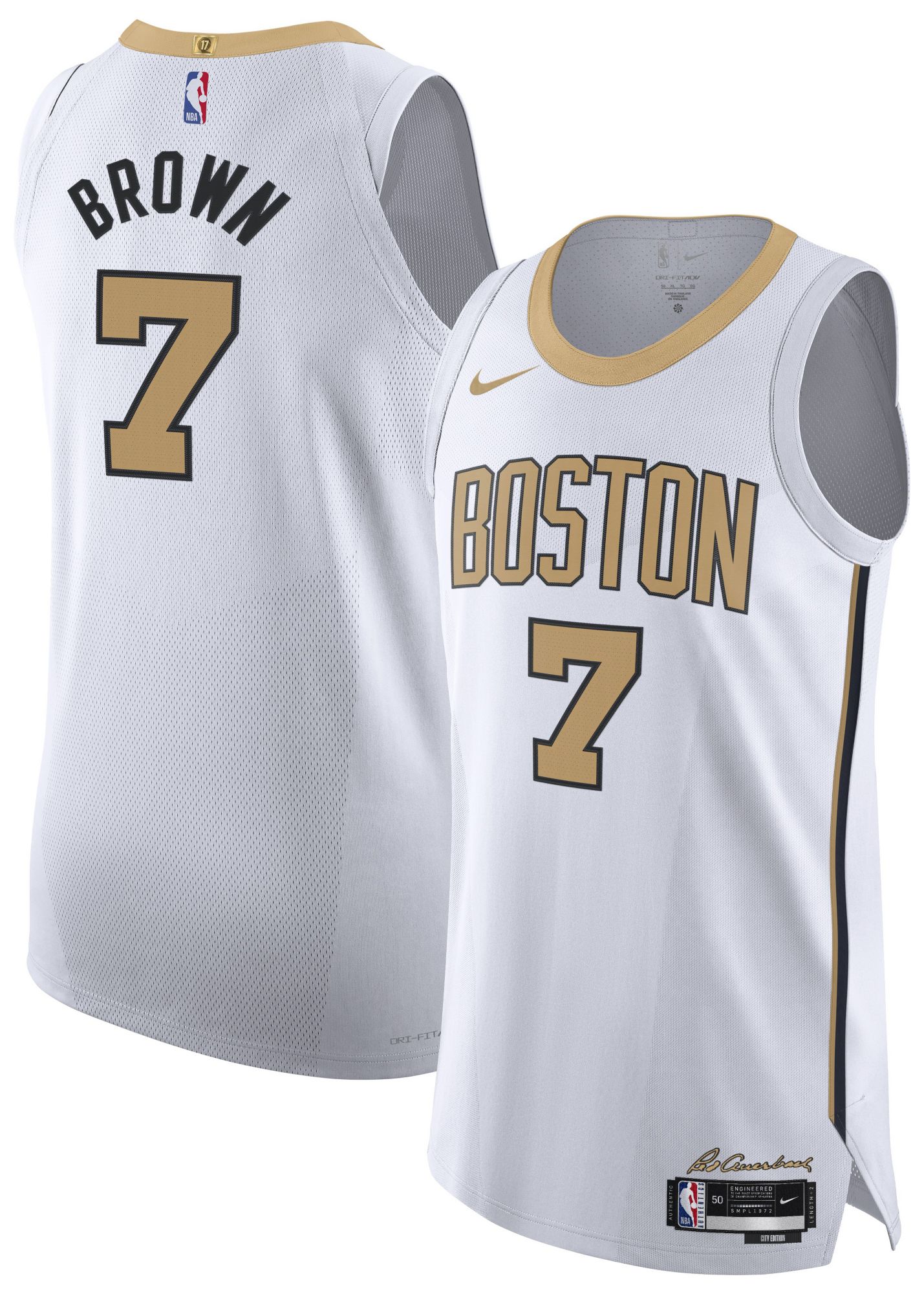 Nike Adult 2025-26 City Edition Boston Celtics Jaylen Brown #7 Authentic Jersey product image