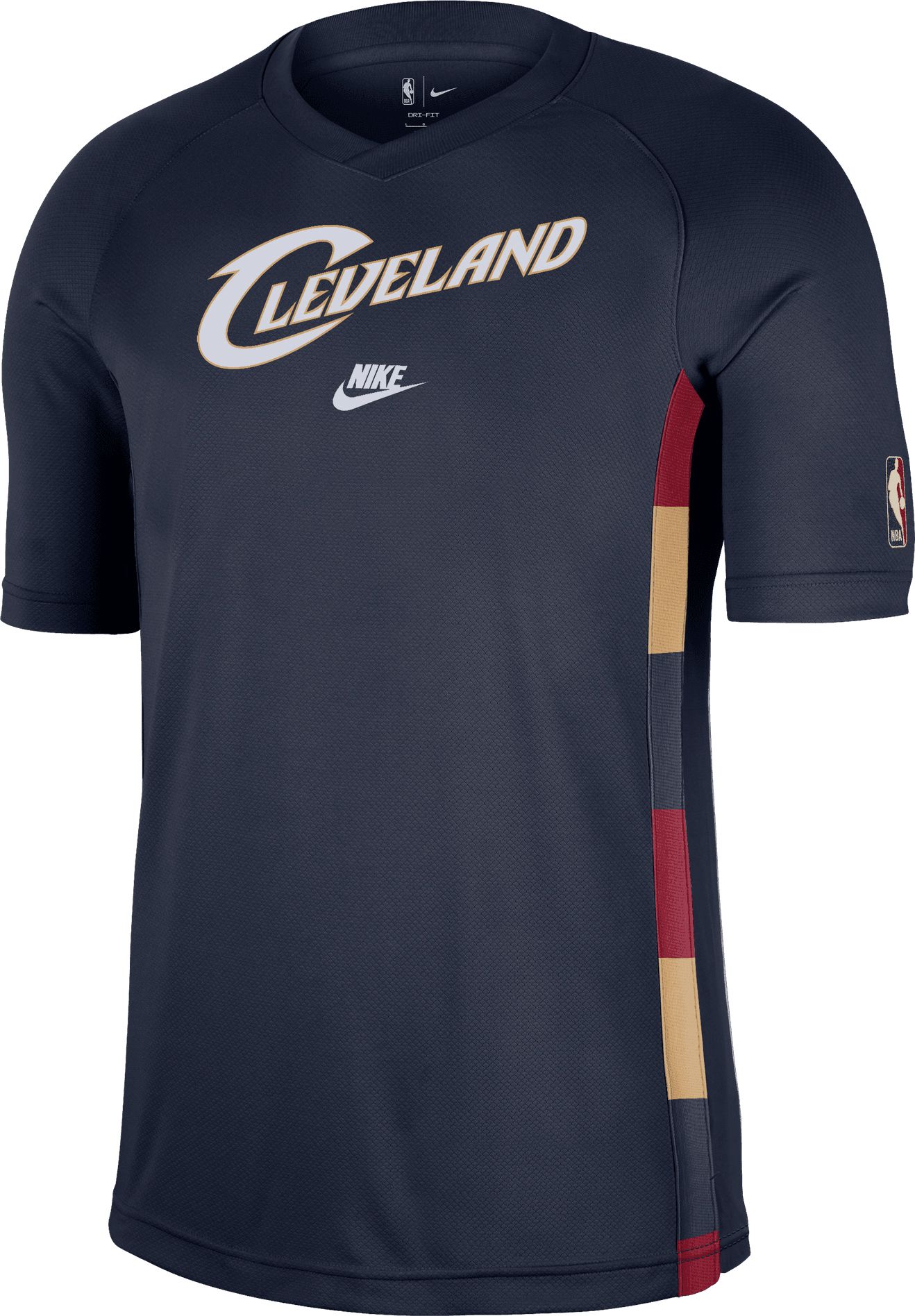 Nike Adult Cleveland Cavaliers Hardwood Classics Navy Pregame T-Shirt product image