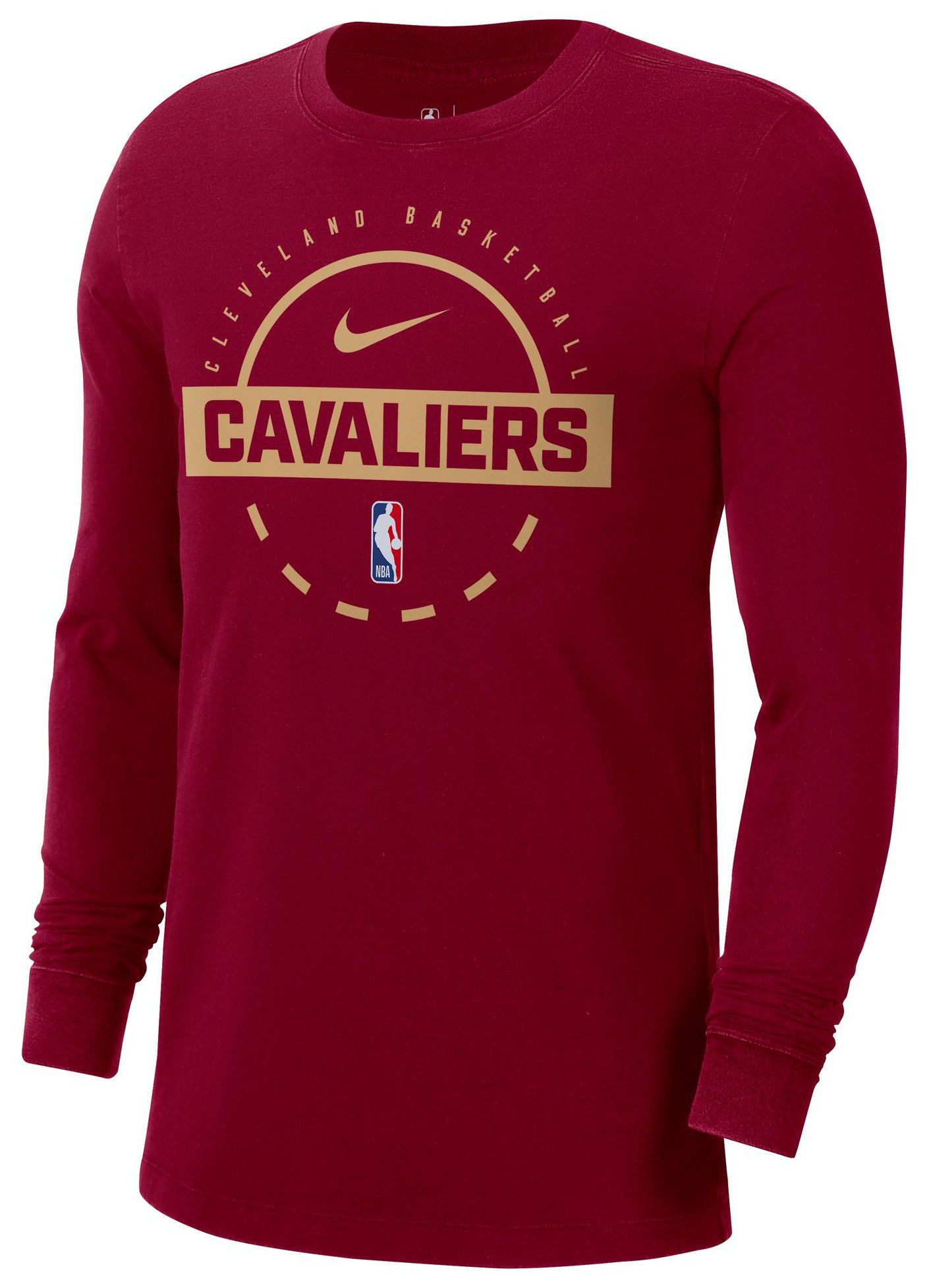 Nike Men's Cleveland Cavaliers Red Practice Long Sleeve T-Shirt product image