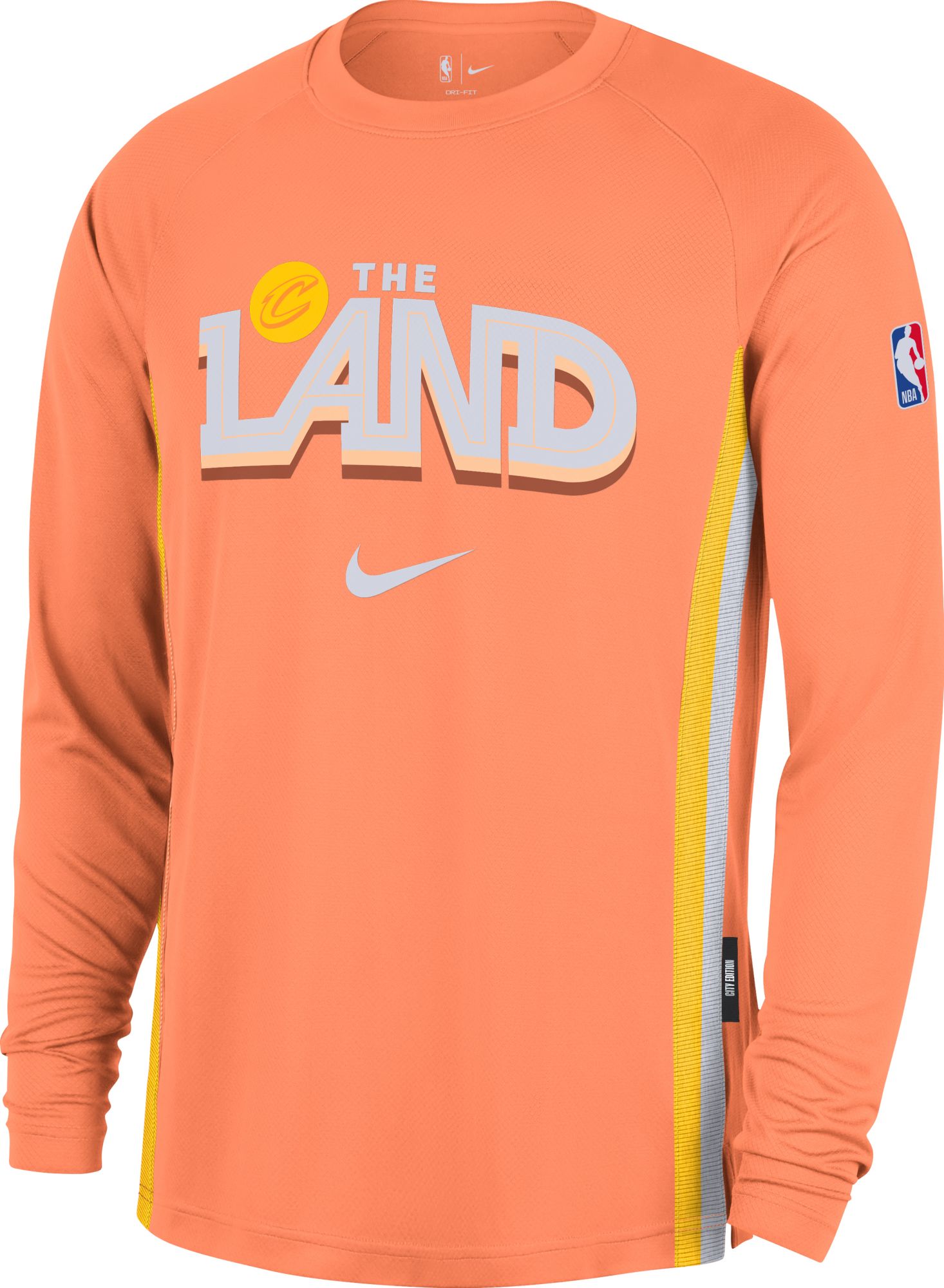 Nike Adult 2025-26 City Edition Cleveland Cavaliers On Court Pregame Long Sleeve Shirt product image
