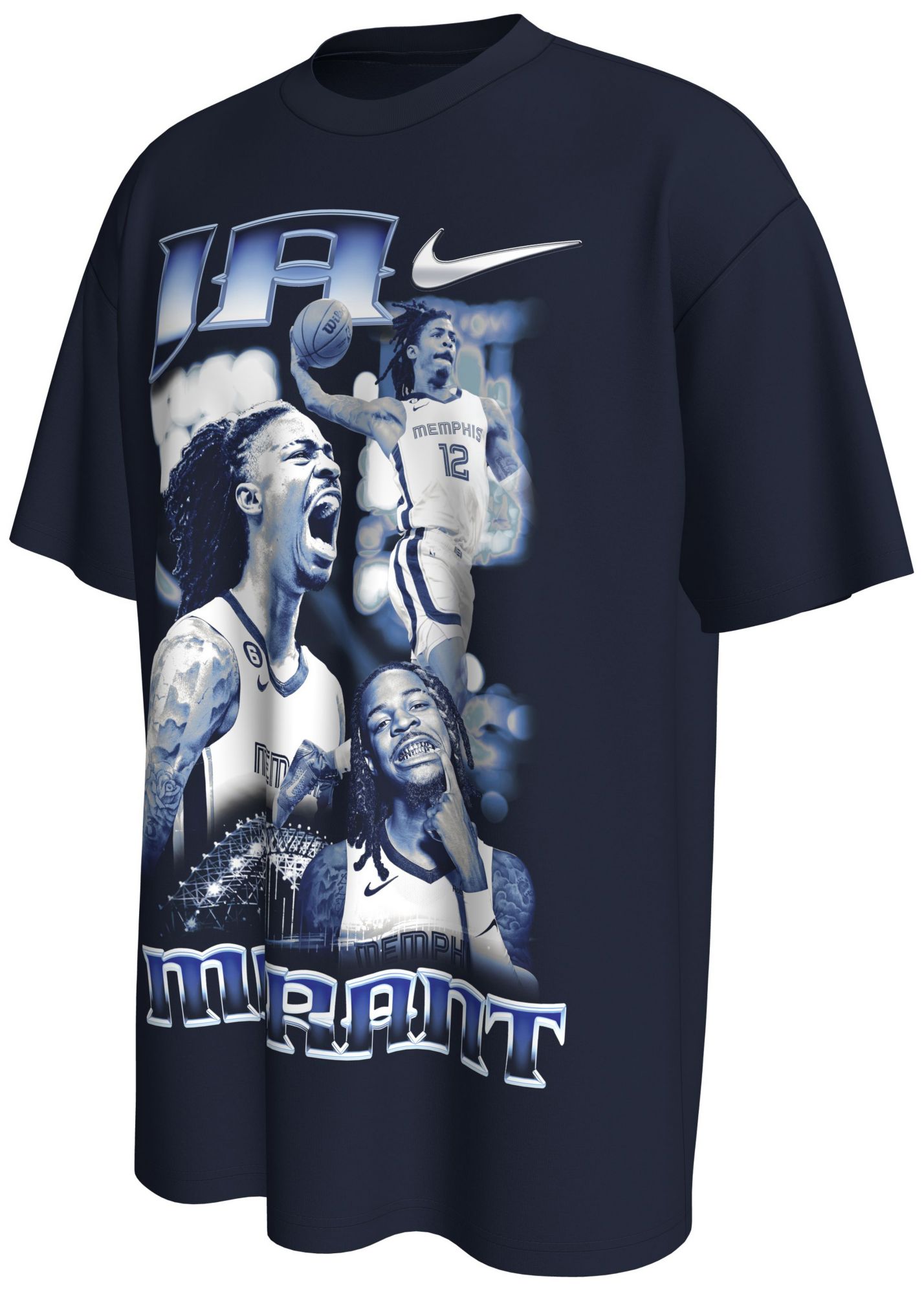 Nike Men's Memphis Grizzlies Navy Vintage T-Shirt product image