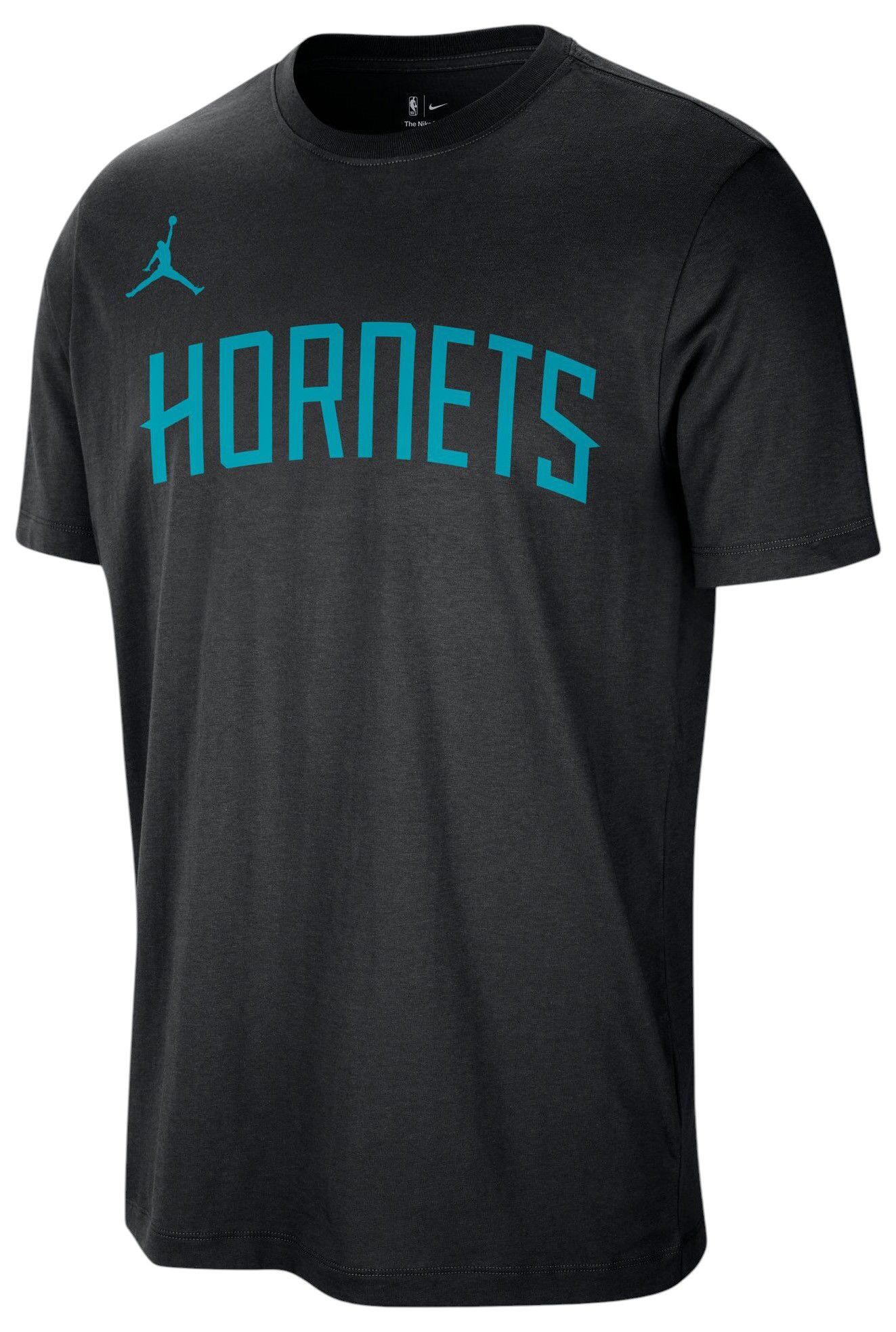 Nike Men's Charlotte Hornets Black Wordmark T-Shirt product image