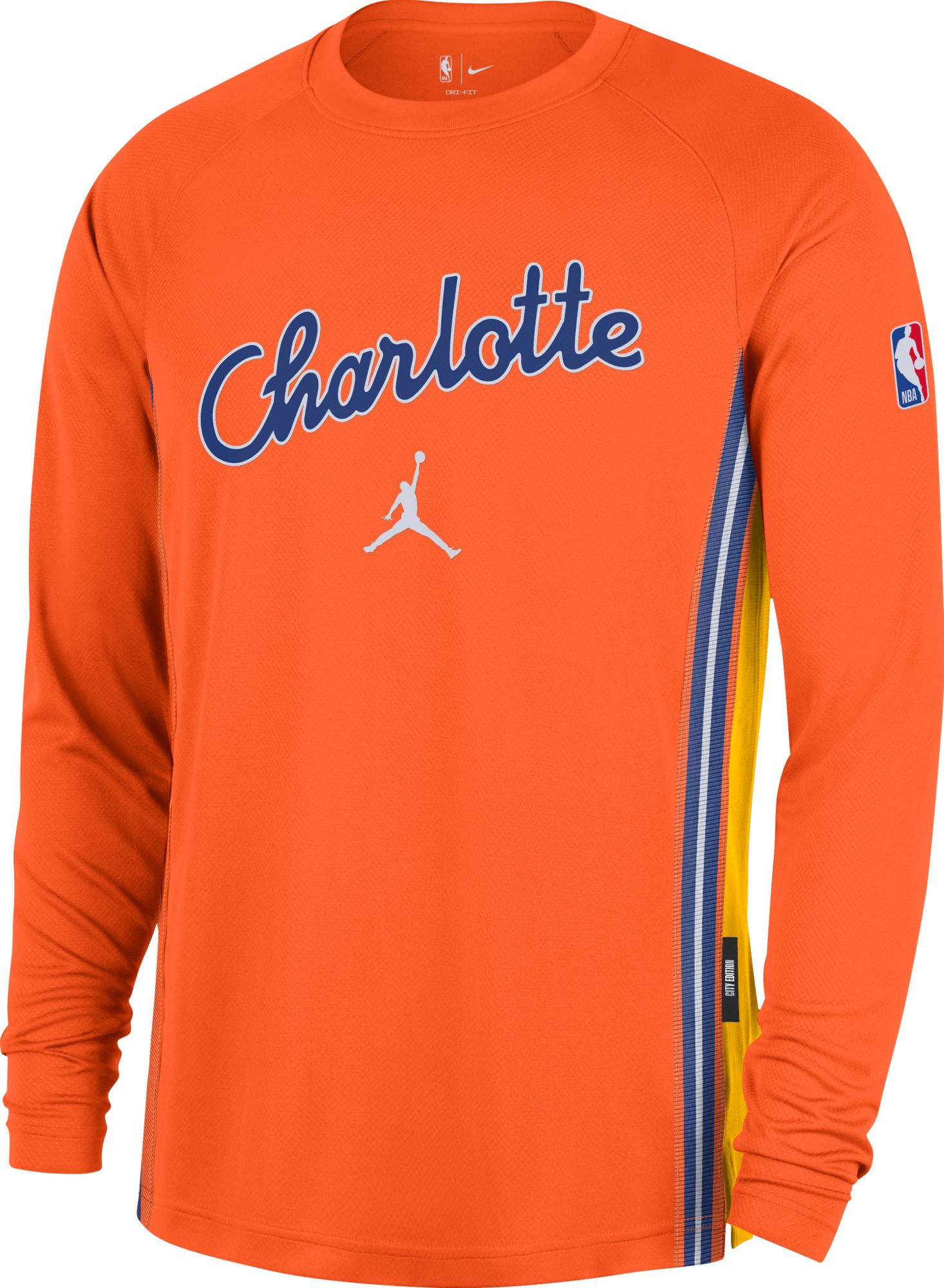 Jordan Adult 2025-26 City Edition Charlotte Hornets On Court Pregame Long Sleeve Shirt product image