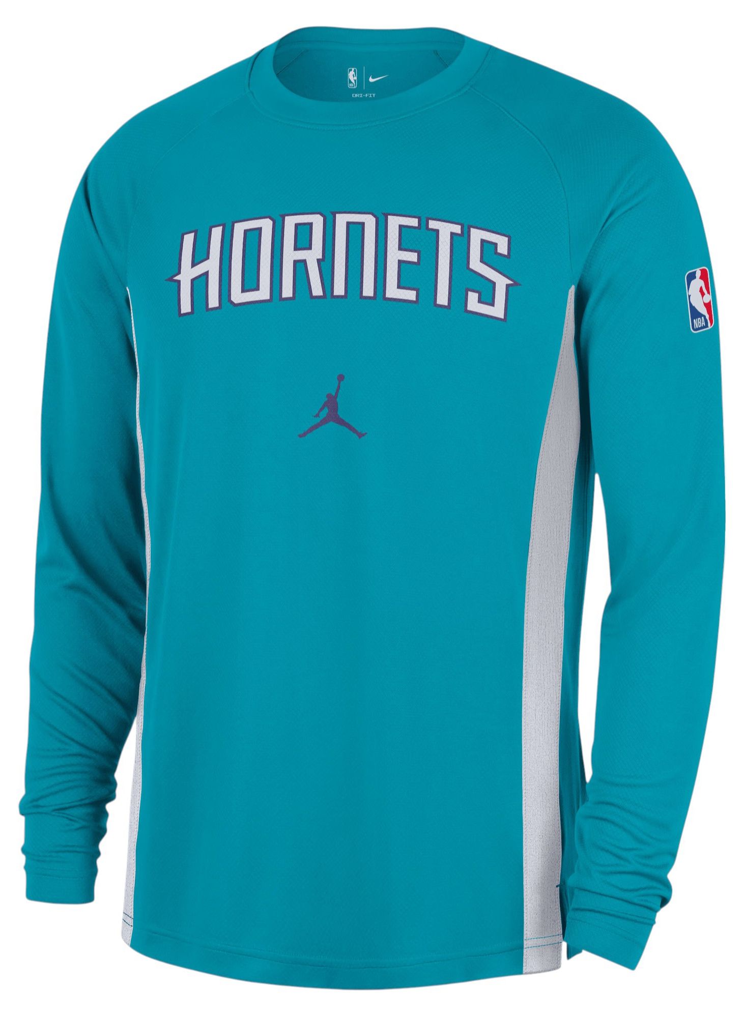 Nike Men's Charlotte Hornets Teal Pregame Long Sleeve T-Shirt product image