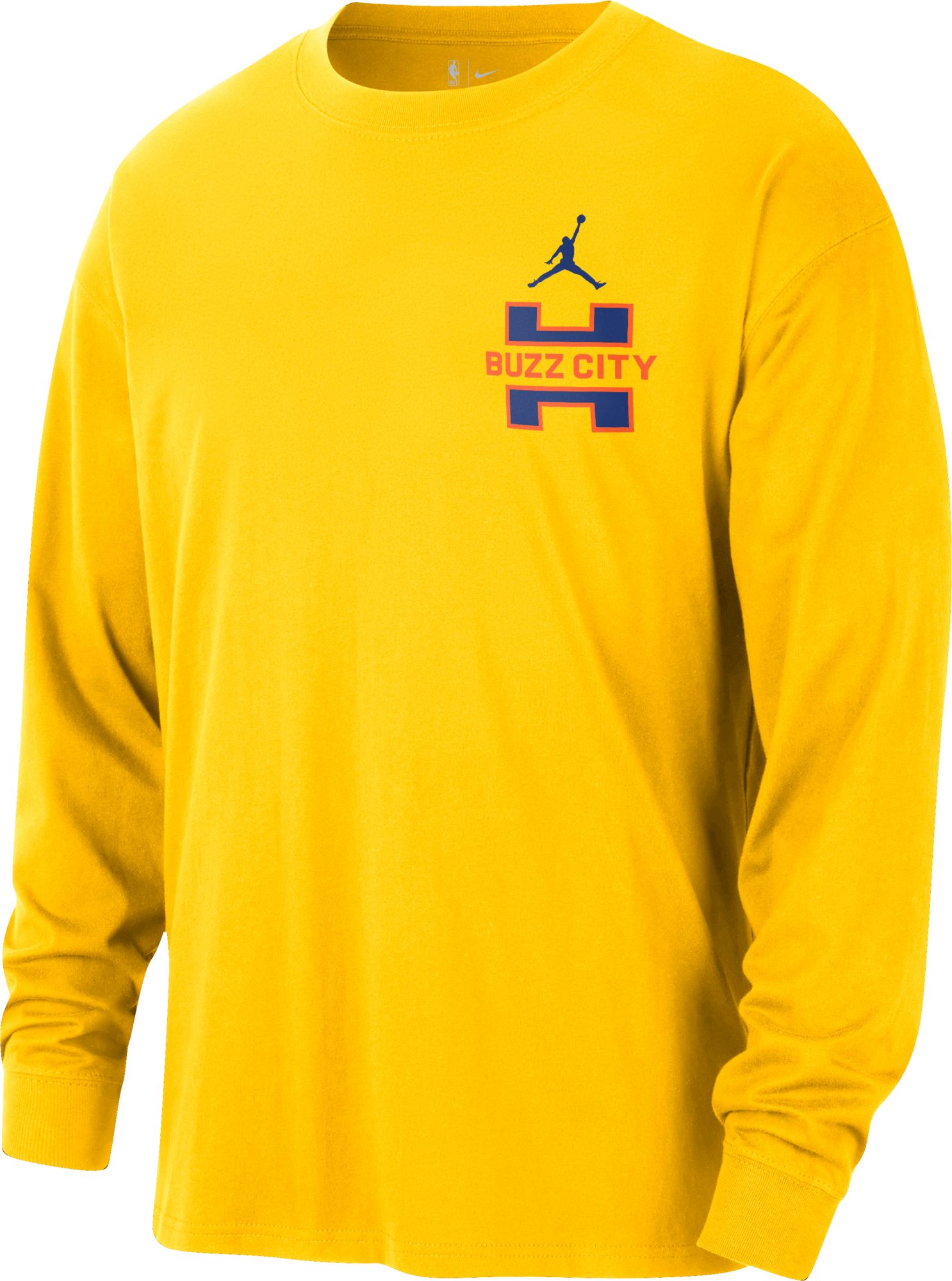 Jordan Adult 2025-26 City Edition Charlotte Hornets Logo Long Sleeve Shirt product image