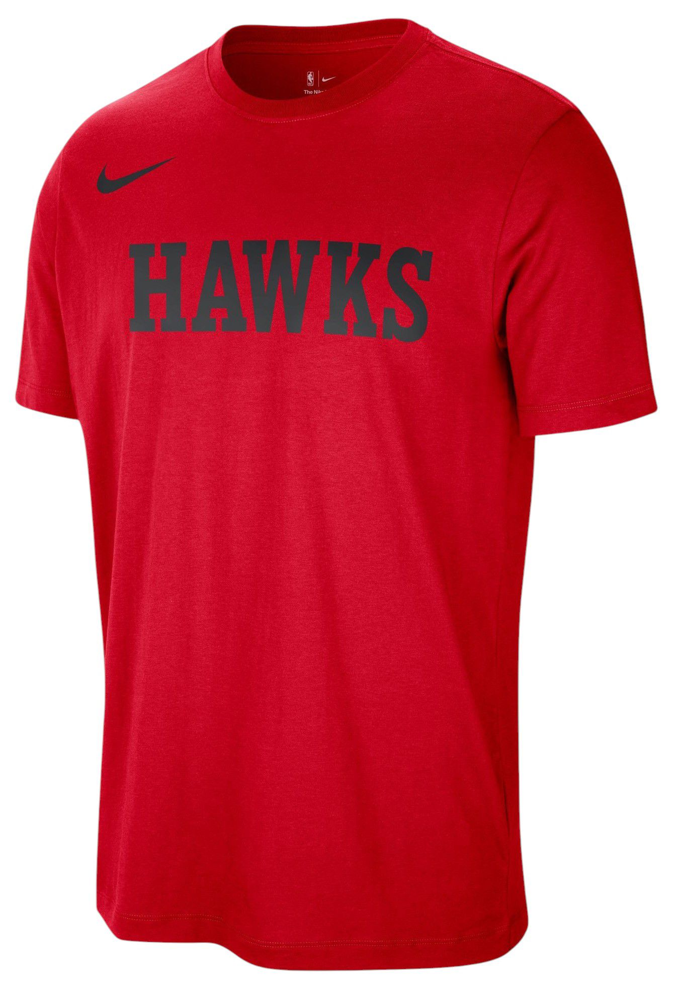 Nike Men's Atlanta Hawks Red Wordmark T-Shirt product image