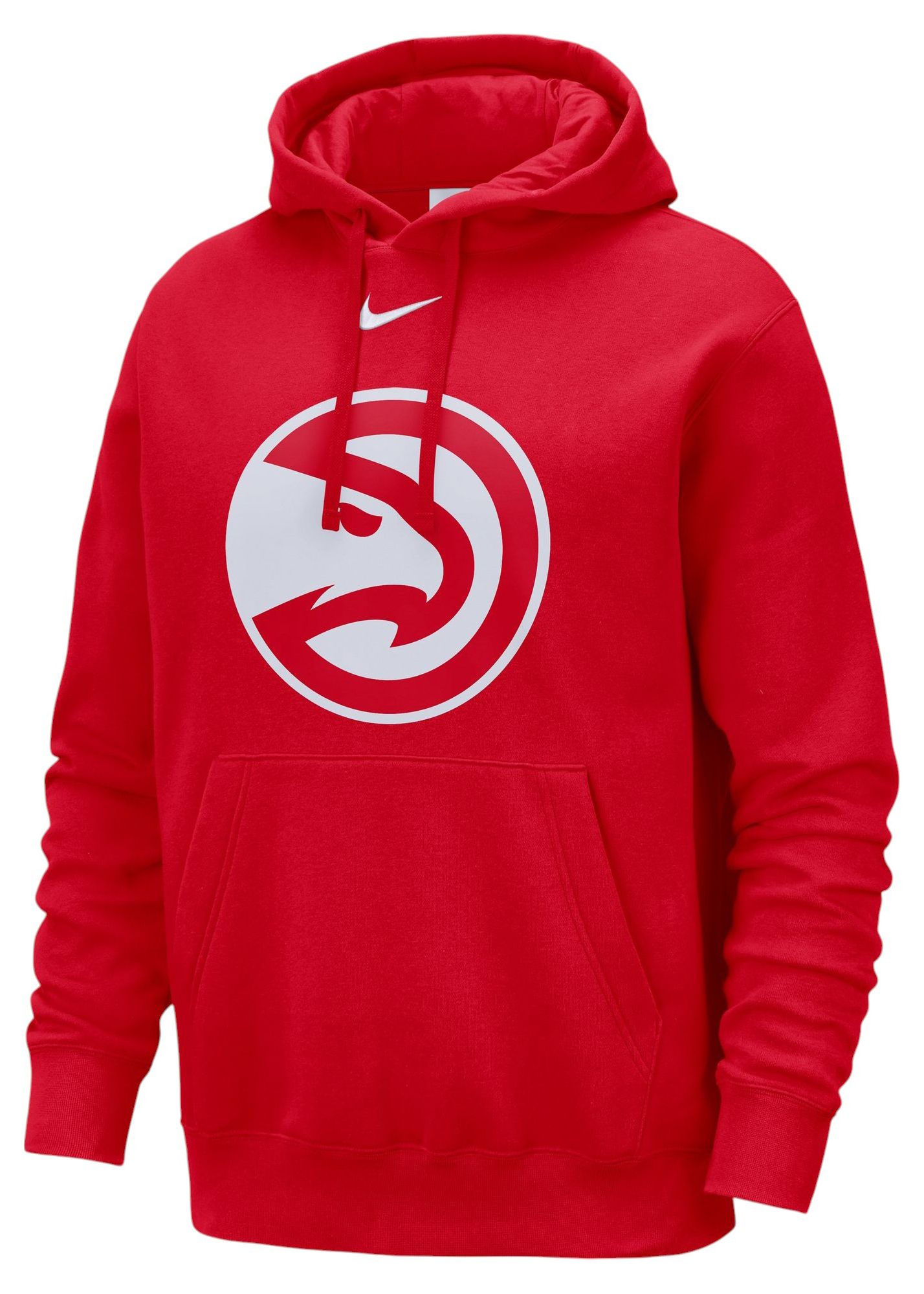 Nike Men's Atlanta Hawks Red Logo Club Pullover Hoodie product image