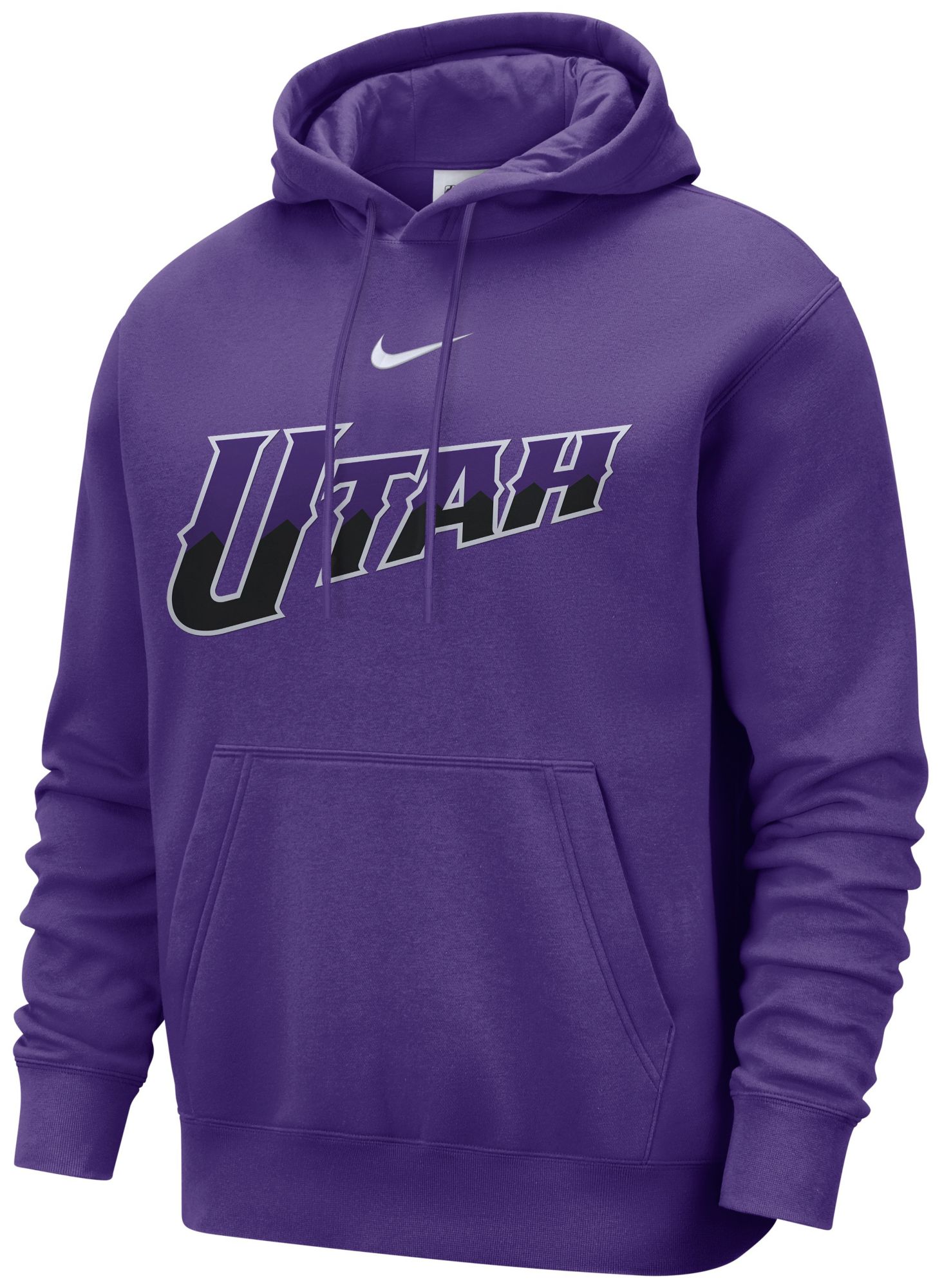 Nike Men's Utah Jazz Purple Wordmark Club Hoodie product image