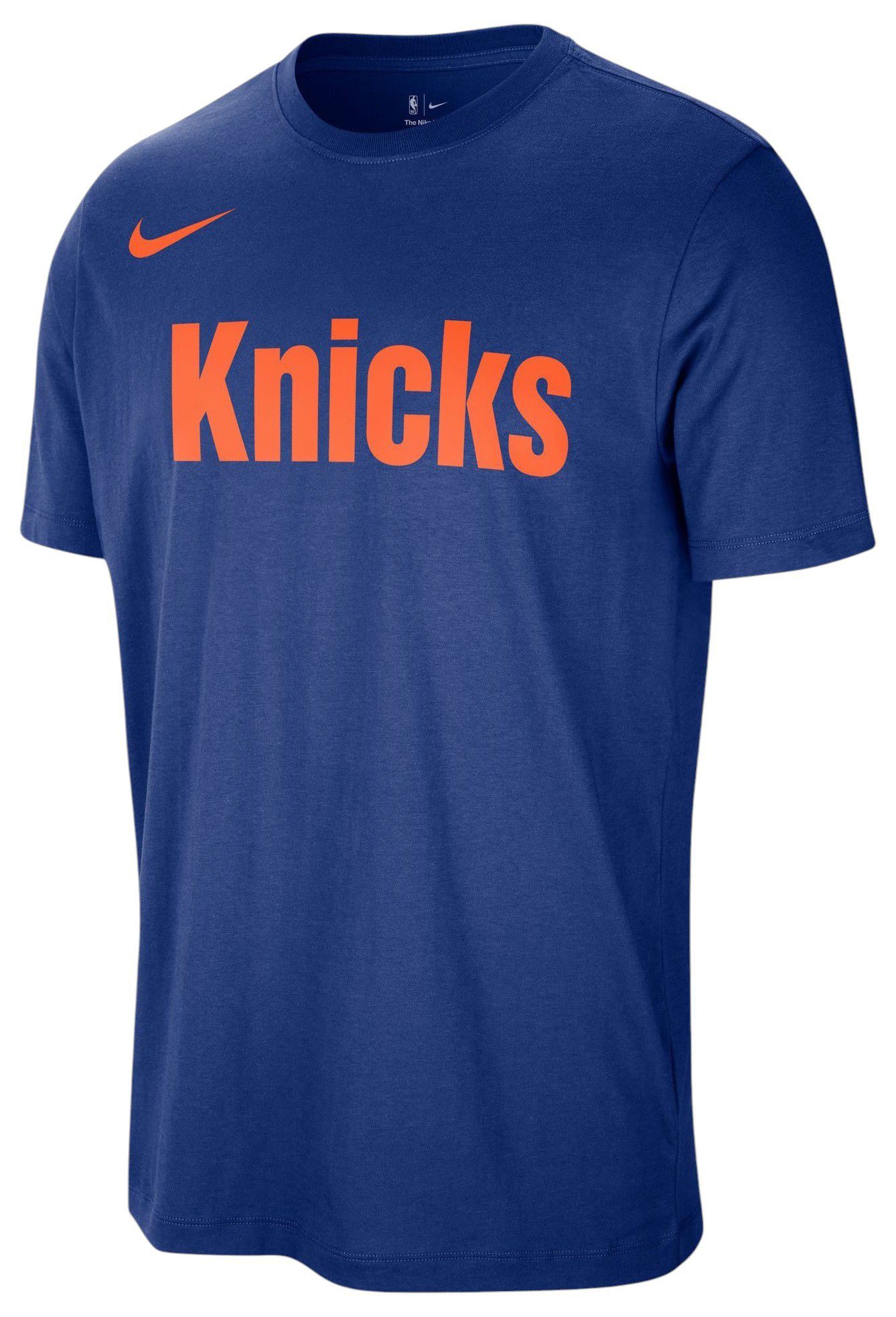 Nike Men's New York Knicks Blue Wordmark T-Shirt product image