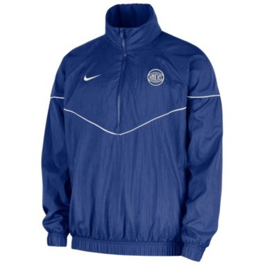 sorry, Nike Men's New York Knicks Blue Courtside Windrunner Logo Anorak Jacket is currently out of stock