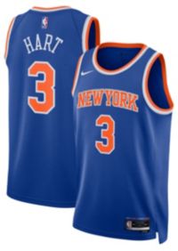 Nike Adult New York Knicks Josh Hart #3 Blue Swingman Icon Jersey