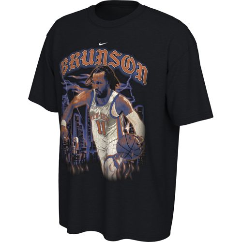 Nike Men's New York Knicks Jalen Brunson #11 Blue T-Shirt | Dick's