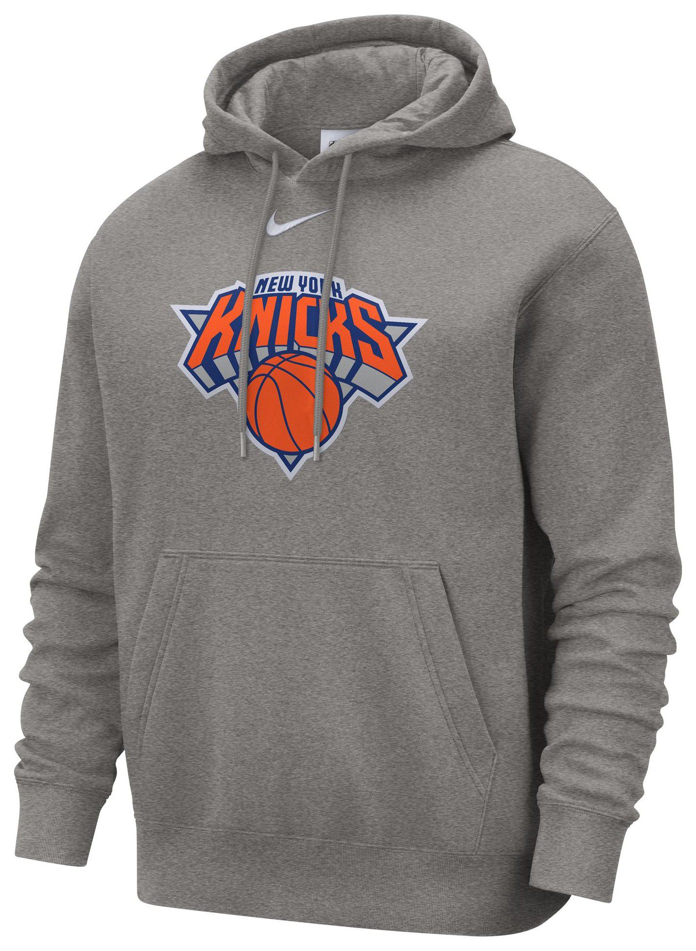 Nike Men's New York Knicks Grey Logo Club Hoodie product image