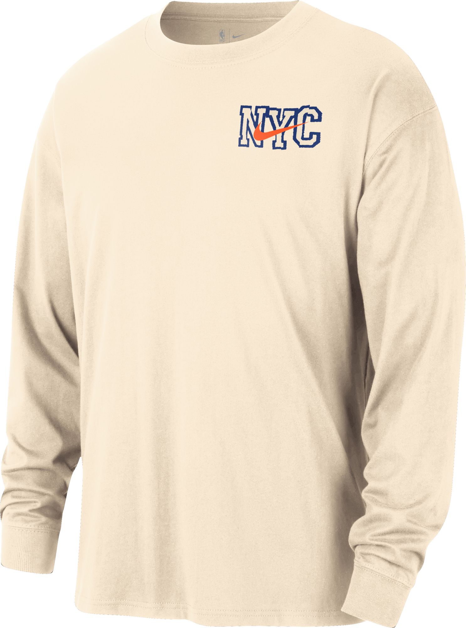 Nike Adult 2025-26 City Edition New York Knicks Logo Long Sleeve Shirt product image